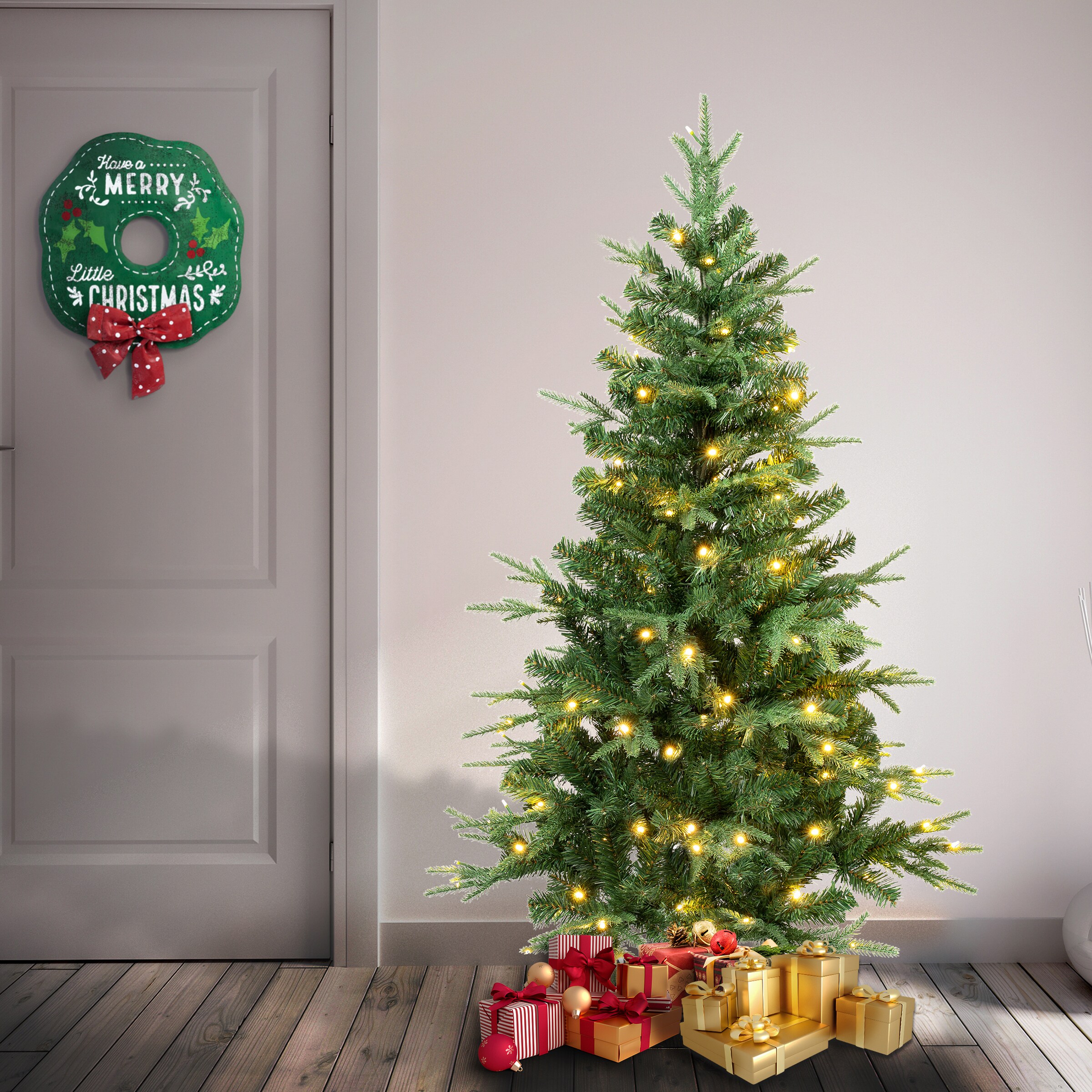National Tree Company PEDUX8-300L-45 Artificial-Christmas-Trees - View #2
