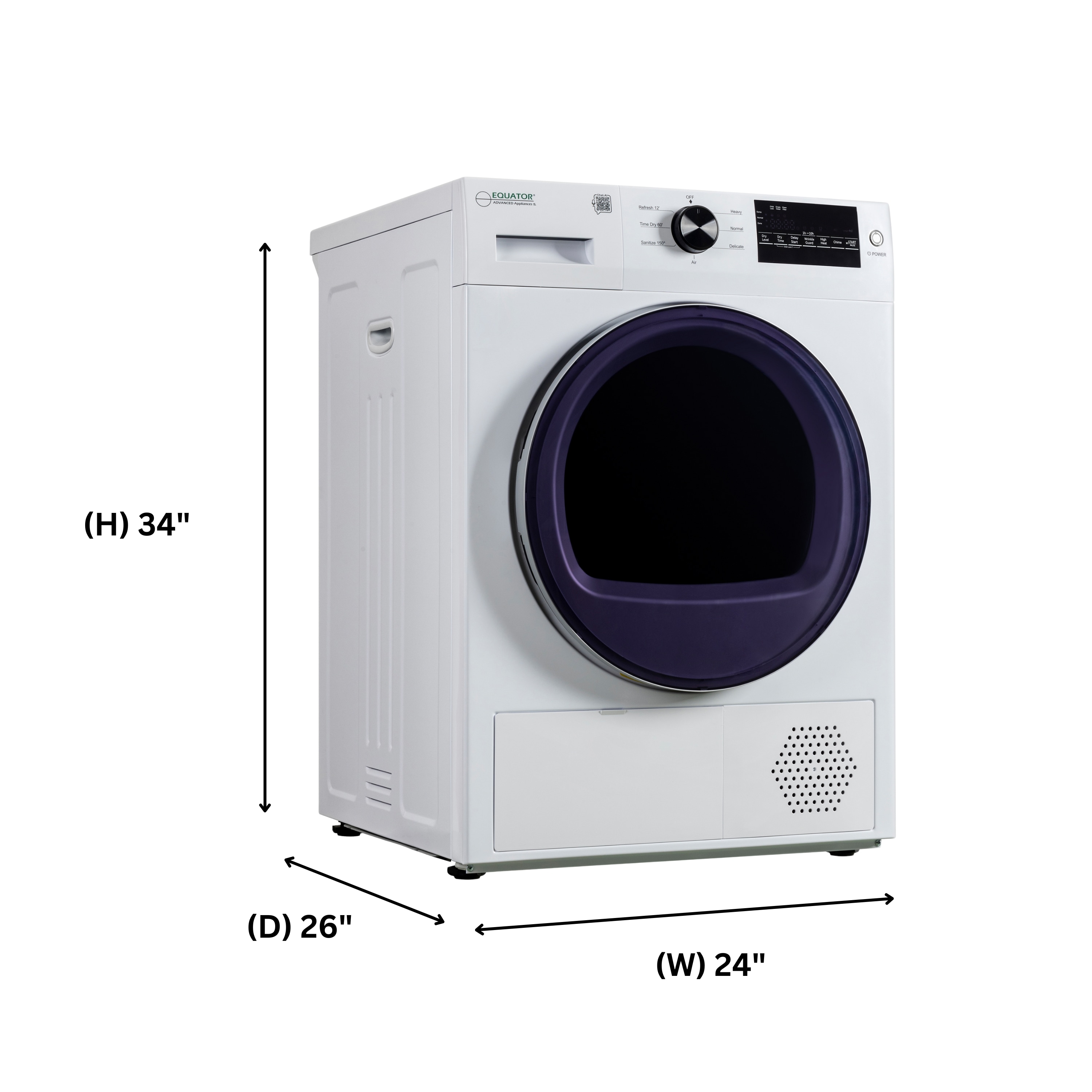 Equator Advanced Appliances ED 890 HP Elec-Dry - View #2