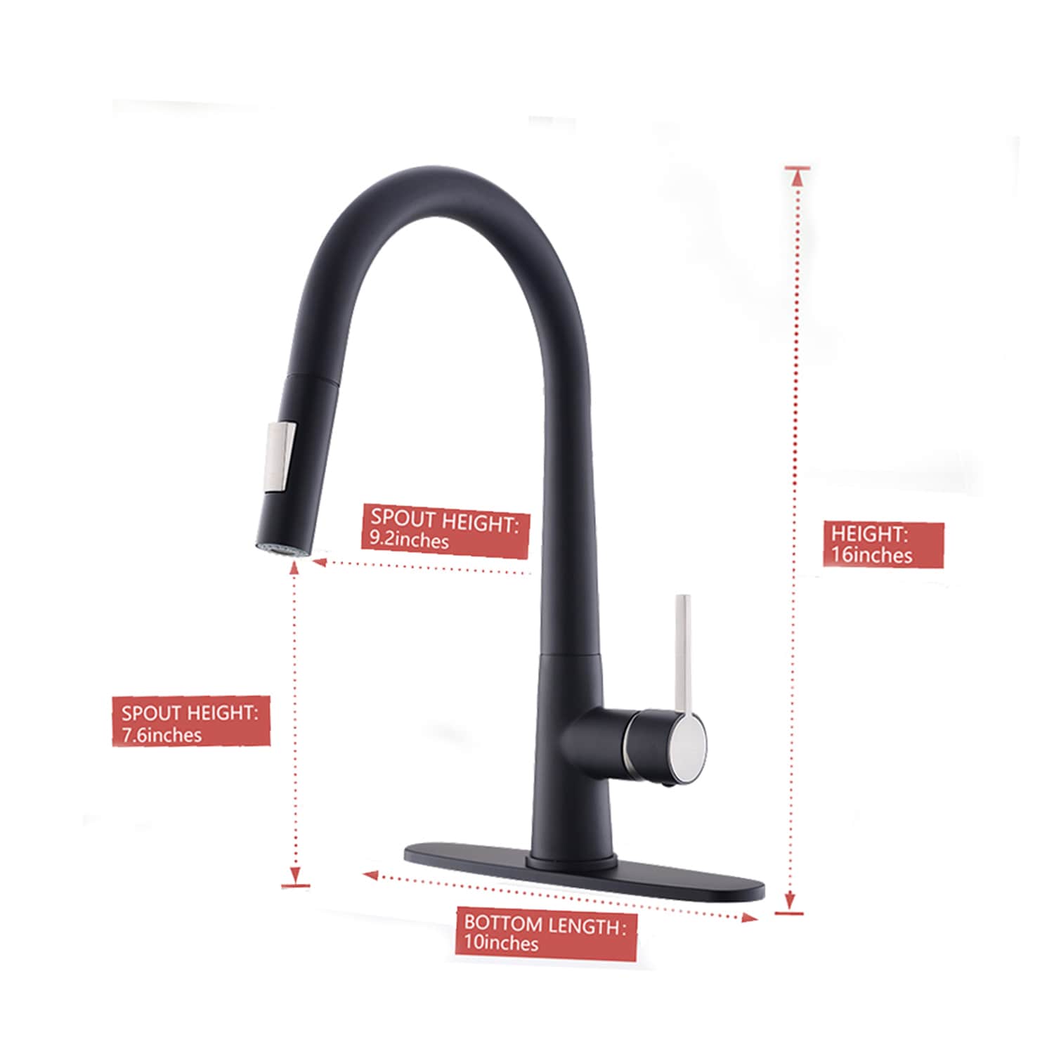 WELLFOR QJ-K-101233B Kitchen-Faucets - View #6