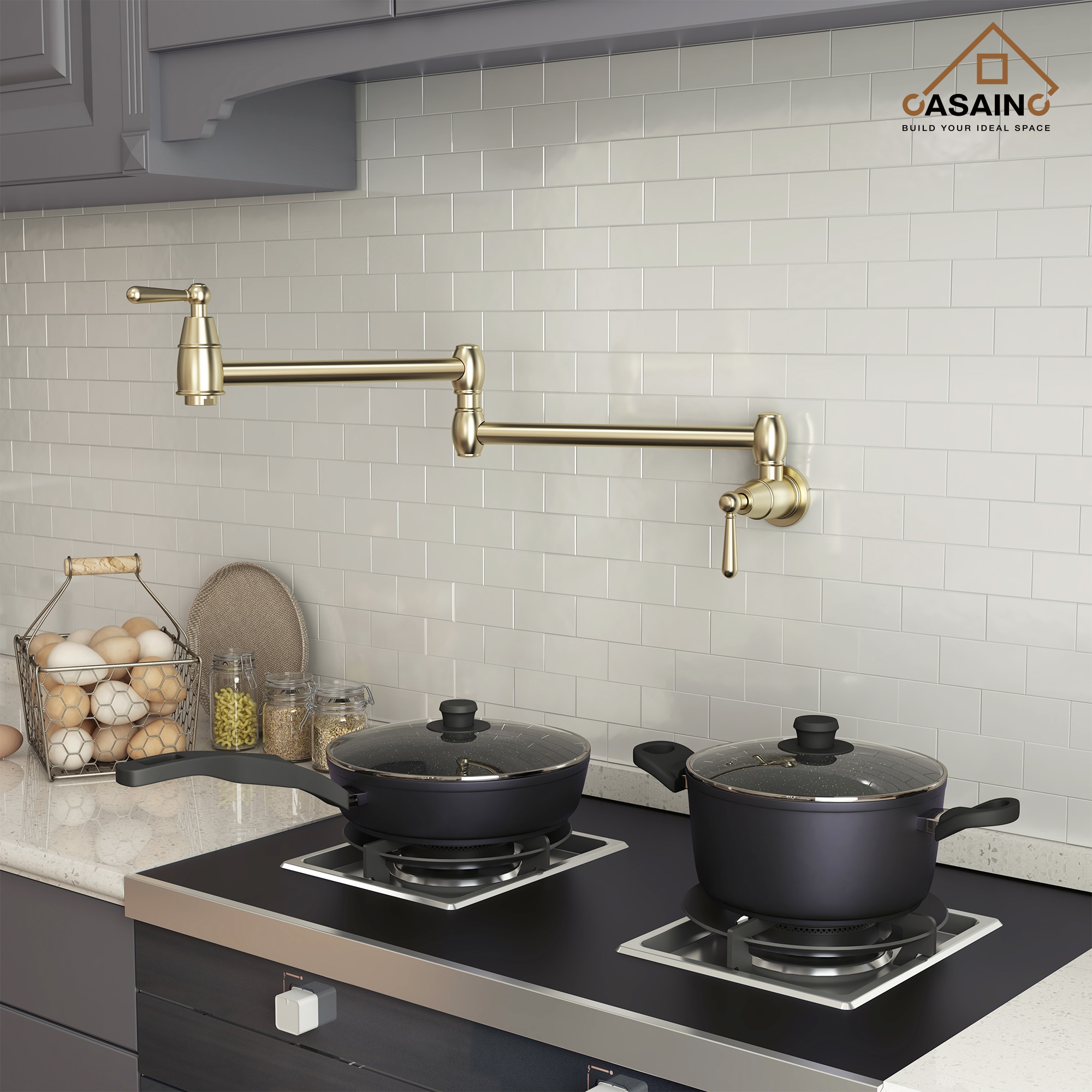 CASAINC MS-ID-D0674-MB Kitchen-Faucets - View #4