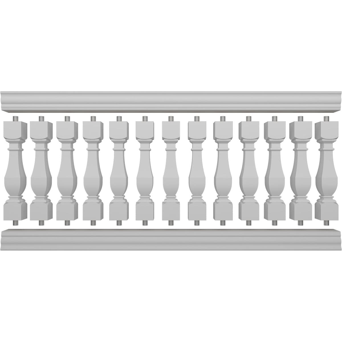 Ekena Millwork BALK42X096ACA railings - View #5
