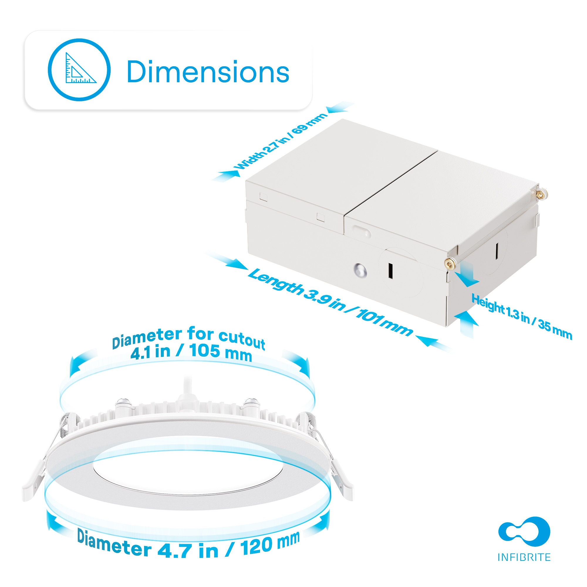 Infibrite IB-001-4-9W-HL Led-Retrofit-Downlight - View #8