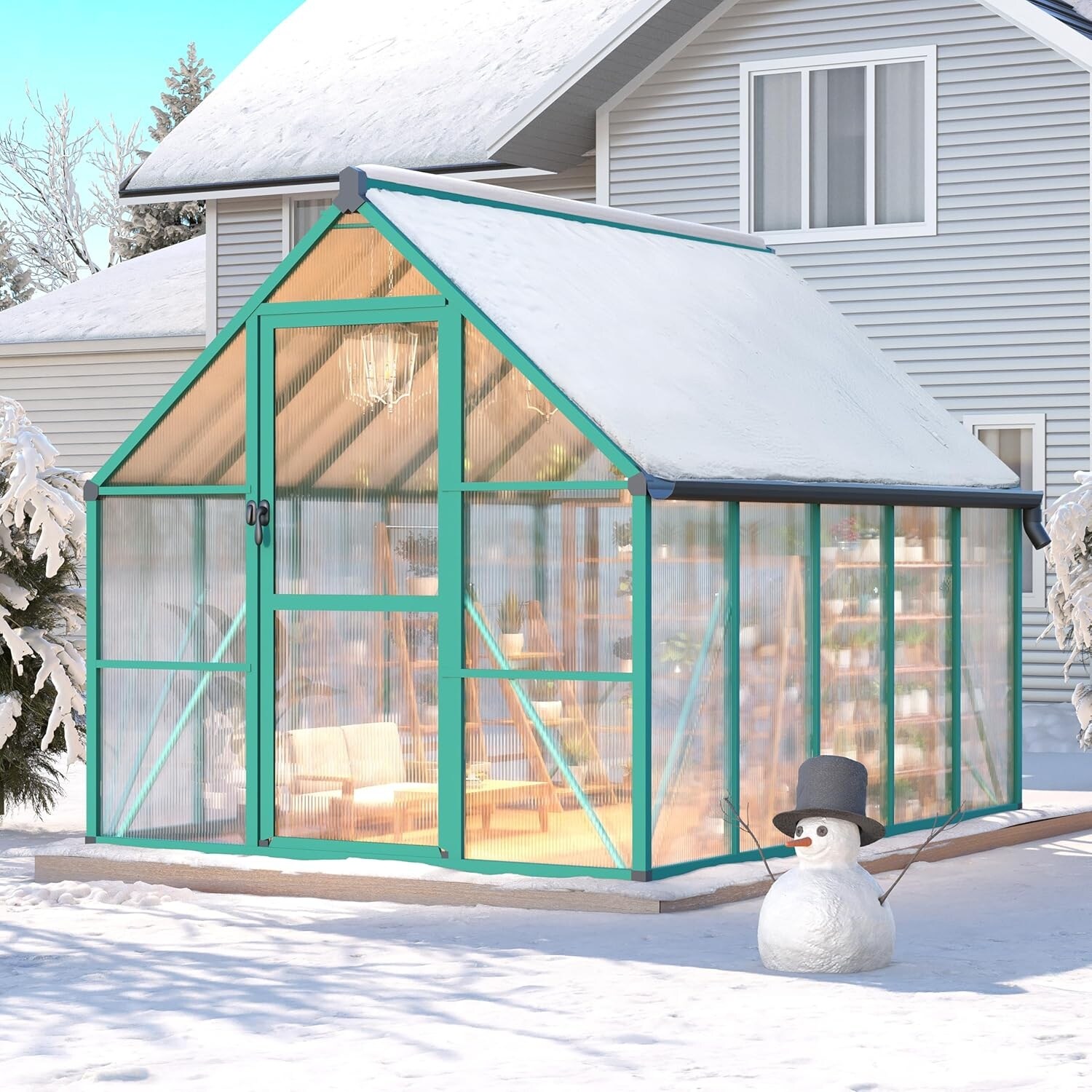 Garvee LSHQQPPG-336T28AI greenhouses - View #4