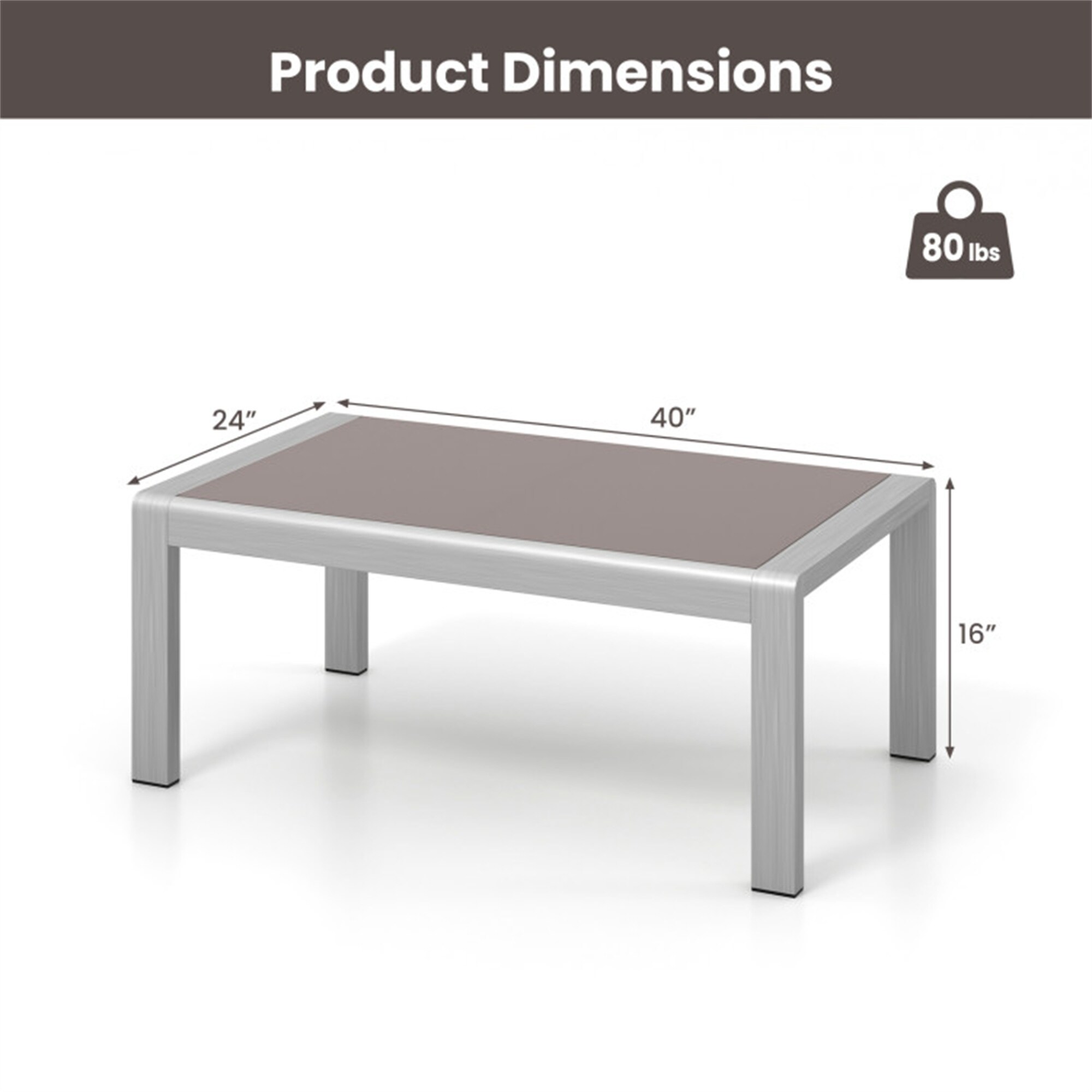 BABOOM BOM-11190GR-CO Patio-Tables - View #3