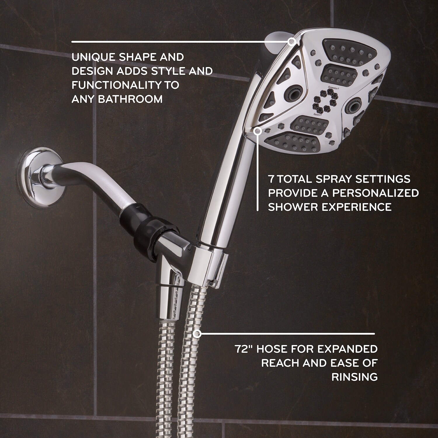 Oxygenics 94177 Fixed-Showerhead - View #2