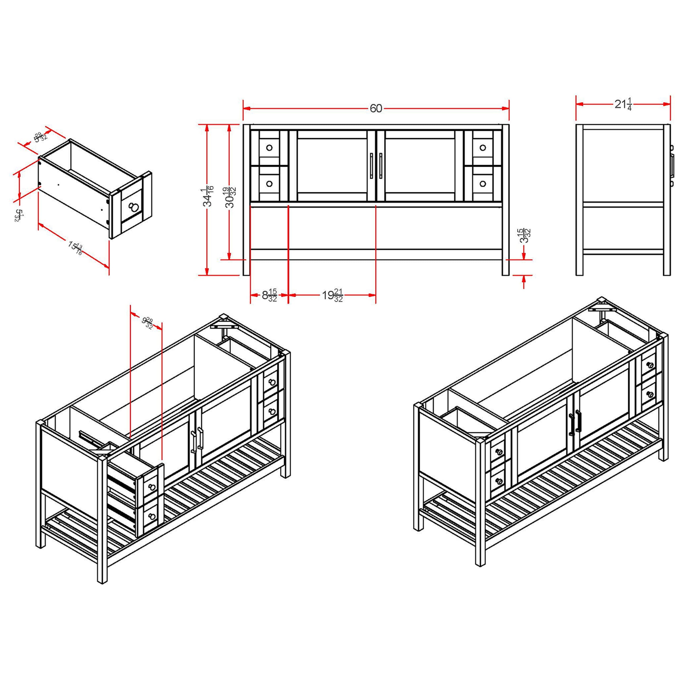 Alaterre Furniture AVAN6040AA vanities - View #13