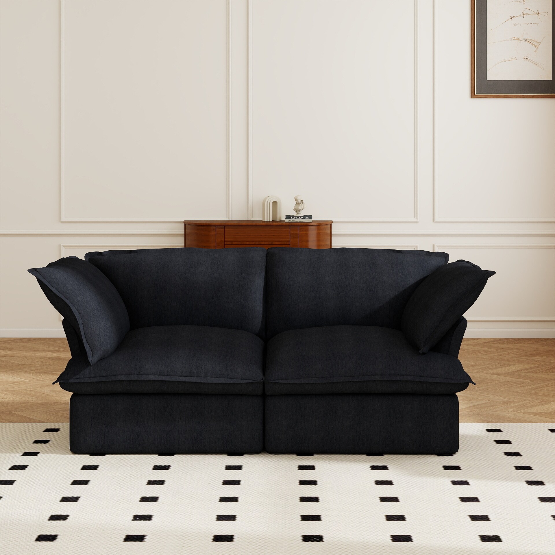 BuotiqHom DH-S2-120BK Sofas-Loveseats - View #6