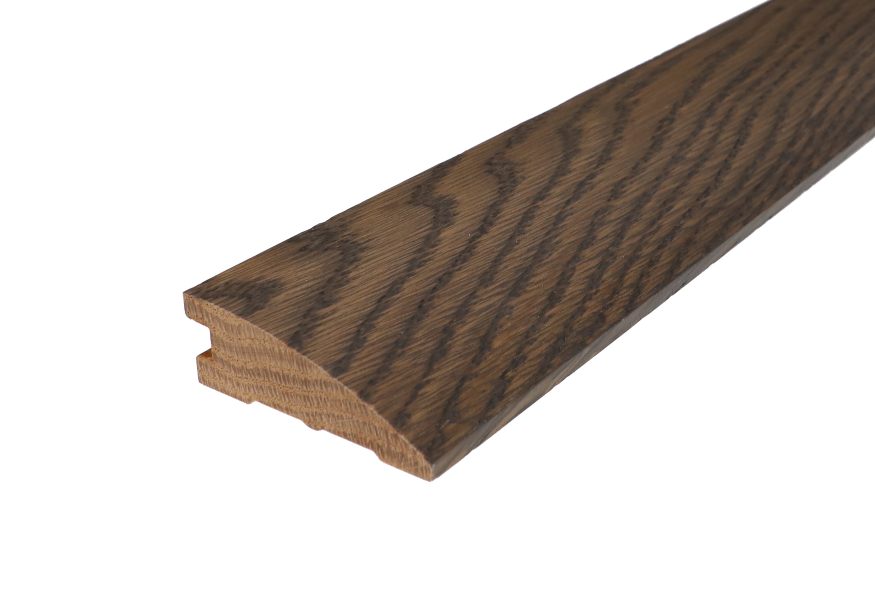Flexco Grey Washed French Oak 2-in T x 0.6875-in W x 78-in L Solid Wood Reducer