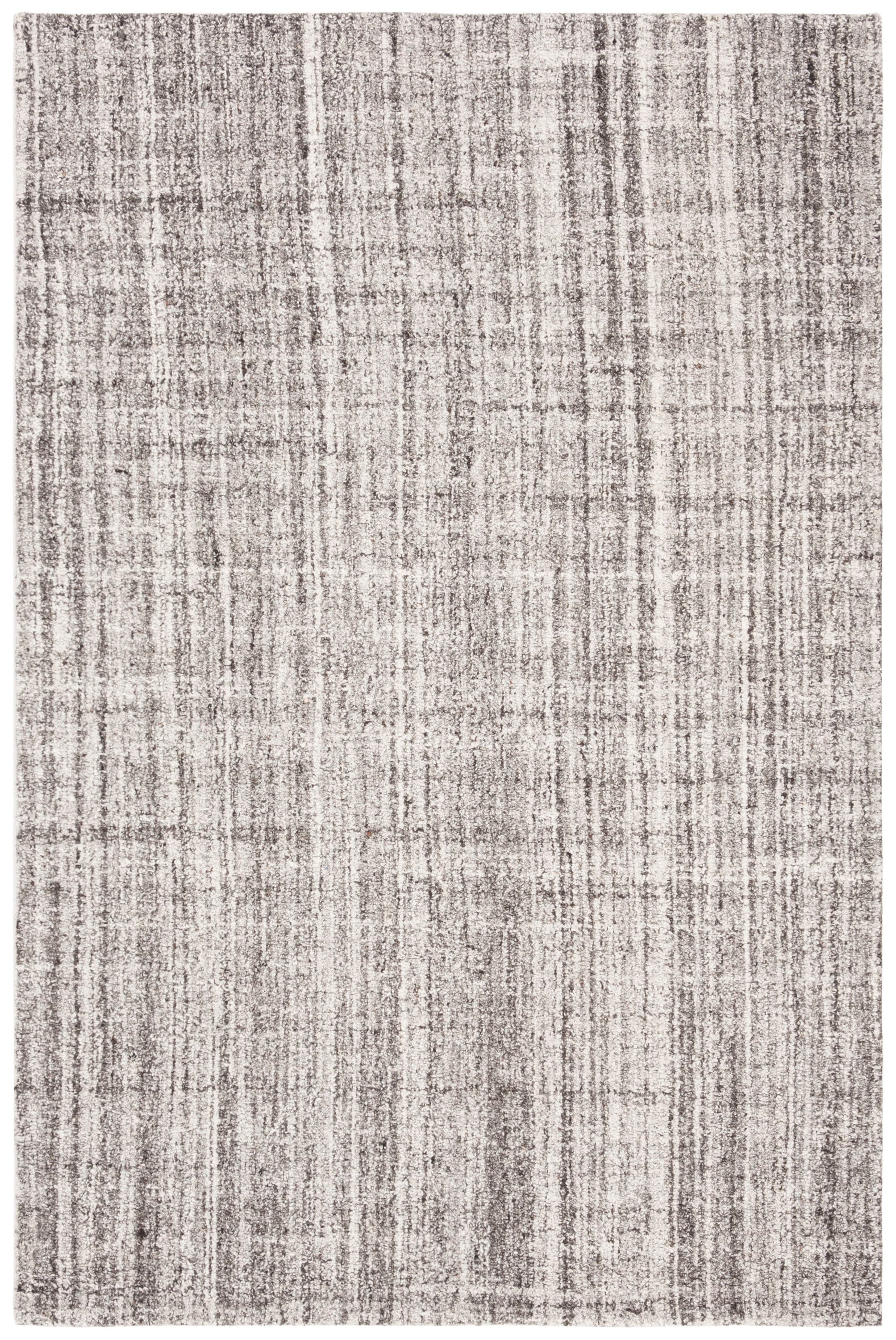 Safavieh ABT604F-5 Abstract Aya 5 x 8 (ft) Tufted Synthetic Gray/Black Rectangular Indoor Distressed/Overdyed Farmhouse/Cottage Area rug