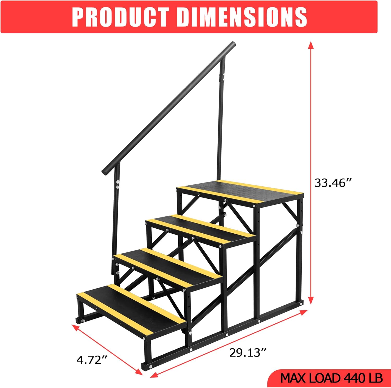 GAOMON LSPPJOK-KDW97L0JRX Above-Ground-Pool-Lad-Steps - View #2