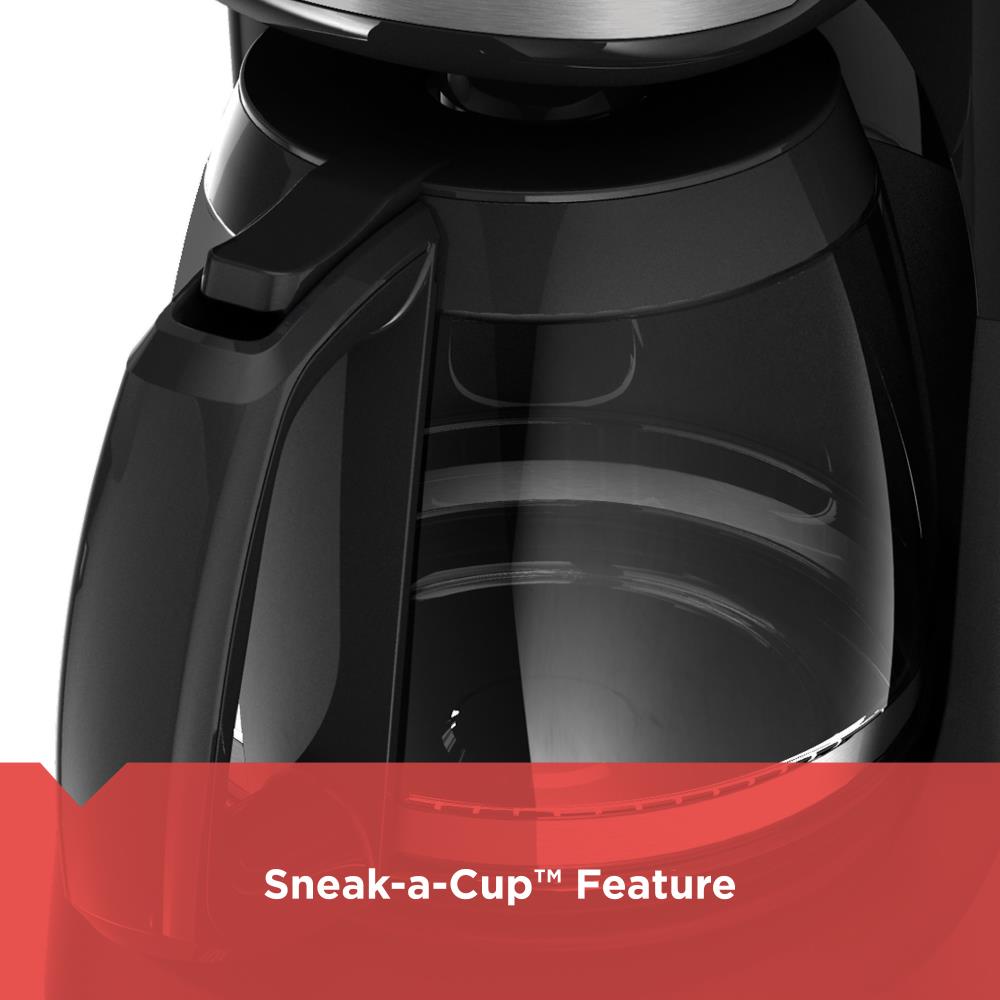 BLACK DECKER 12 Cup Black Residential Drip Coffee Maker at Lowes