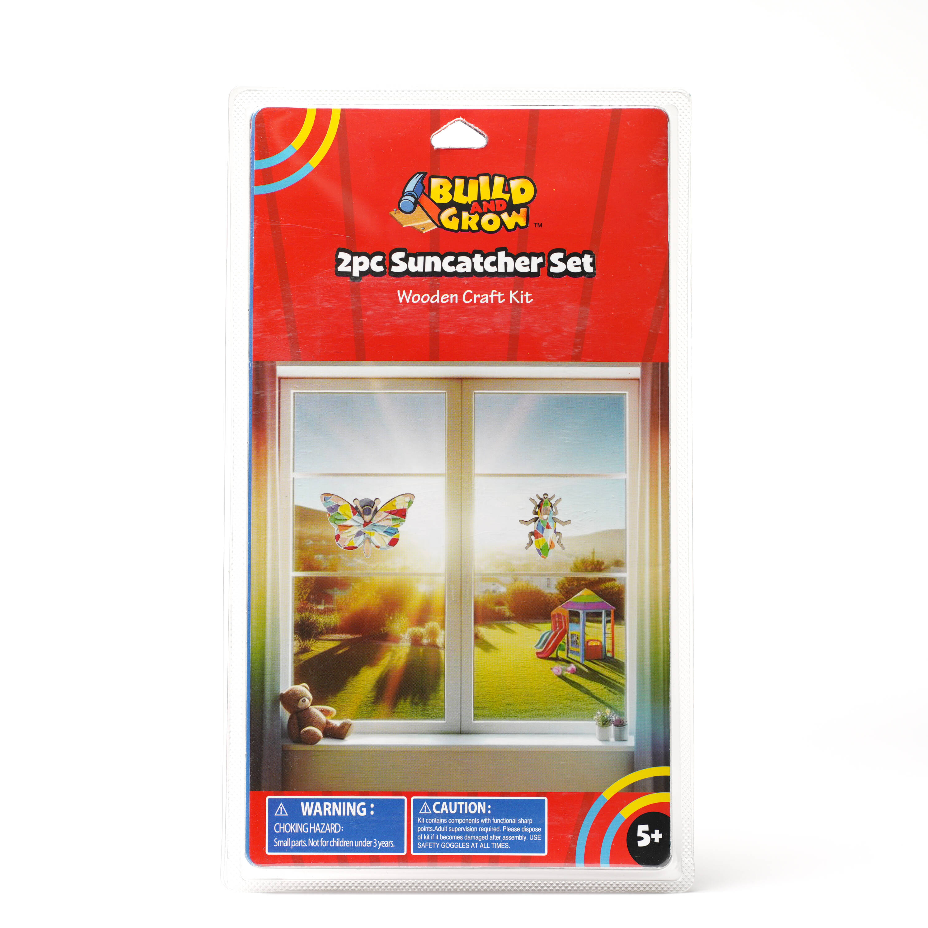 Build and Grow 2pc Summer Suncatcher Set Kid's Project Kit #55886