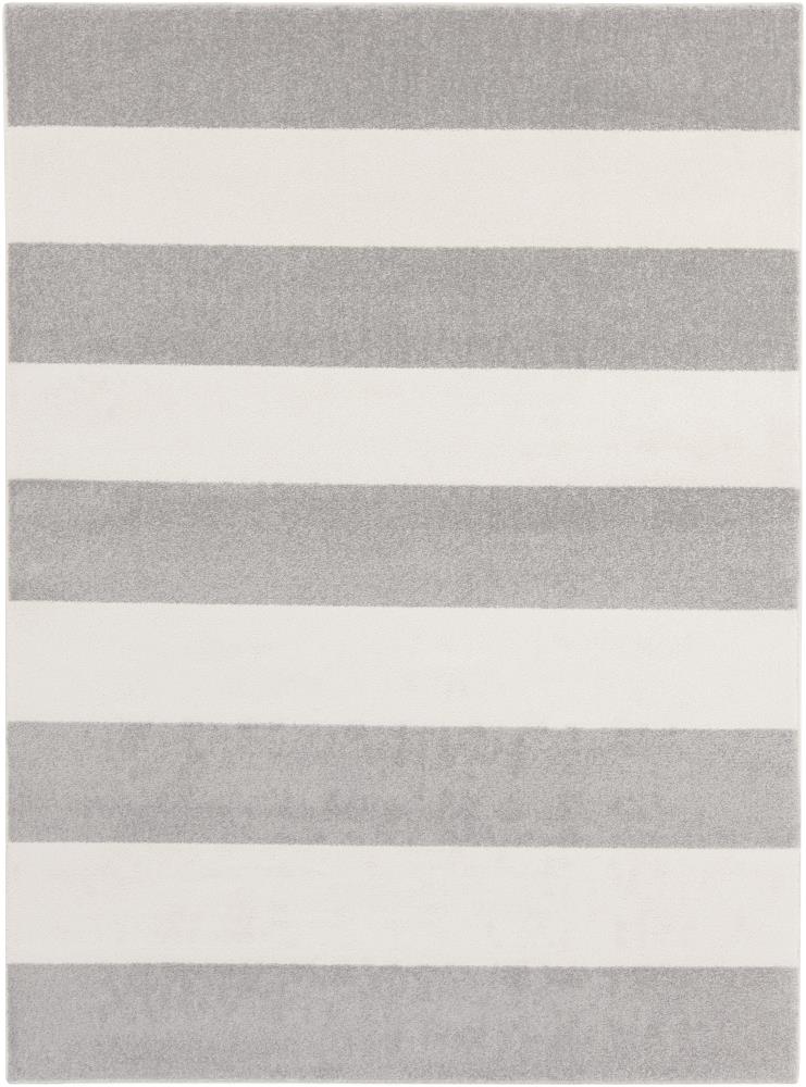 Surya HRZ1094-335 Horizon 3 X 5 (ft) Medium Gray Indoor Stripe Area Rug