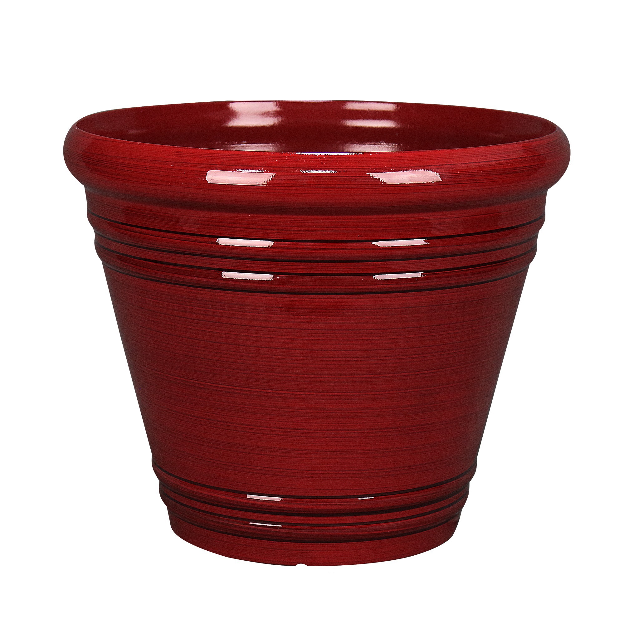 Agfabric 6 in. x 5.3 in. Plant Pots Small Plastic Plants Nursery Pot/Pots Plant Container Seed Starting Pots Red, (100-Pack), Brick Red