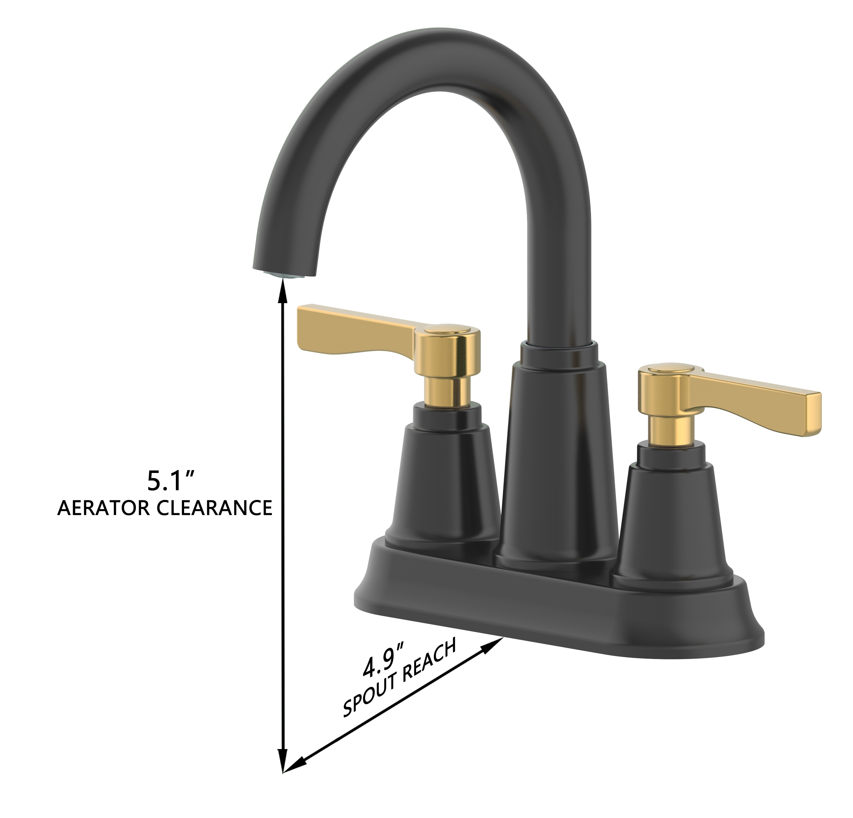 allen + roth 67130W-609068 Lavatory-Faucets - View #4