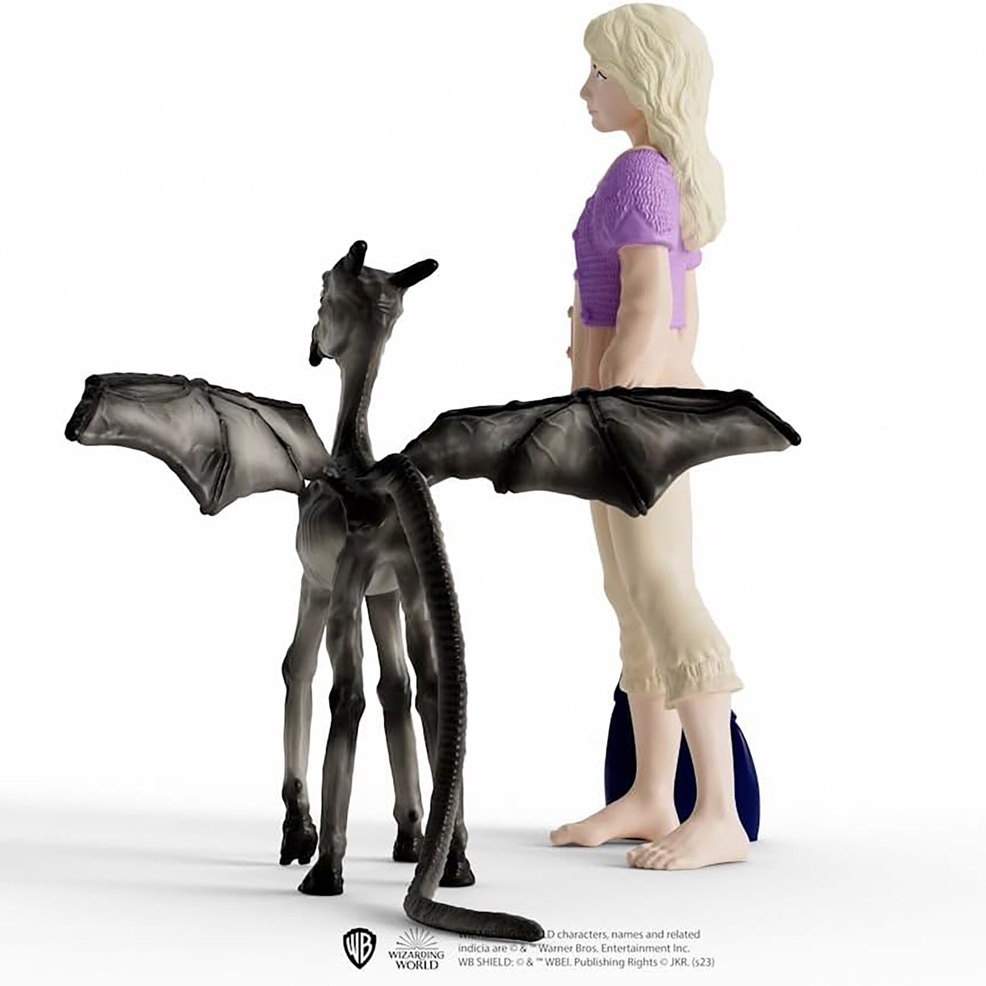 Luna Lovegood and Baby Thestral Collectible Figurine Set