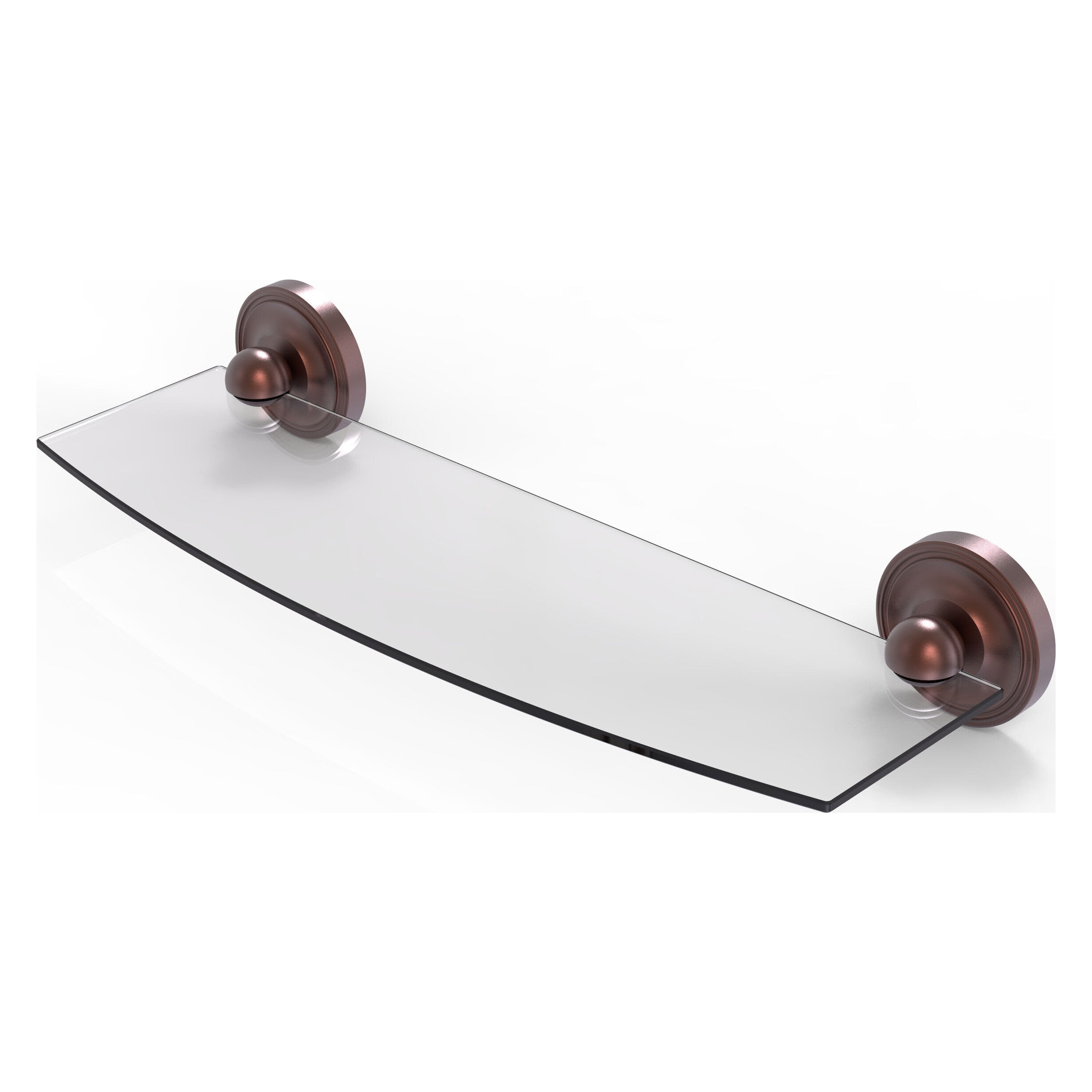 Allied Brass PR-33/18-CA Prestige Regal Antique Copper Wall mount Bathroom Shelf ( 18-in x 3-in x 5-in )