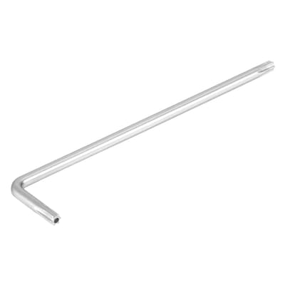 Unique Bargains Long Tamper Proof Torx Star Key Bit Wrench L-Shape Nickel Plated T25