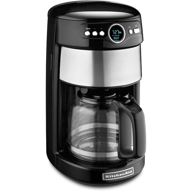 KitchenAid 14-Cup Onyx Black Residential Coffee Maker at