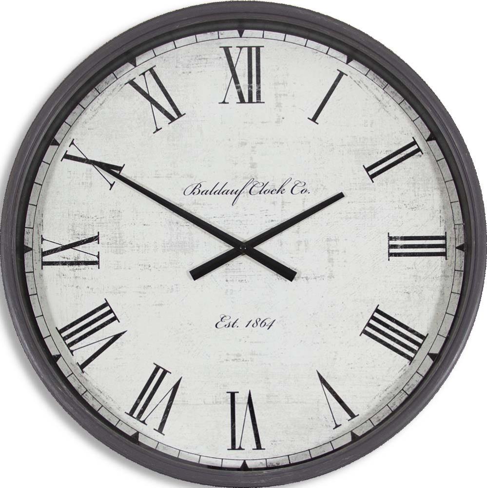  2001-8080LOW Analog Round Wall Traditional