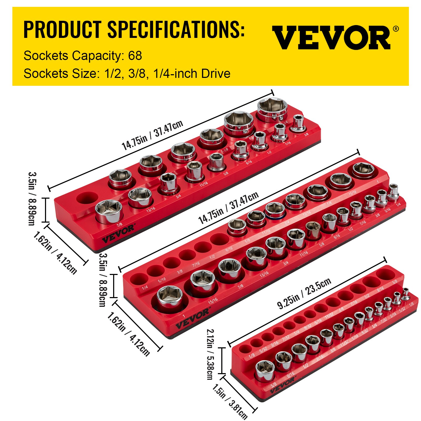 VEVOR GJJHSJTBDDWC3OAZGV0 Mechanics-Tool-Sets - View #7