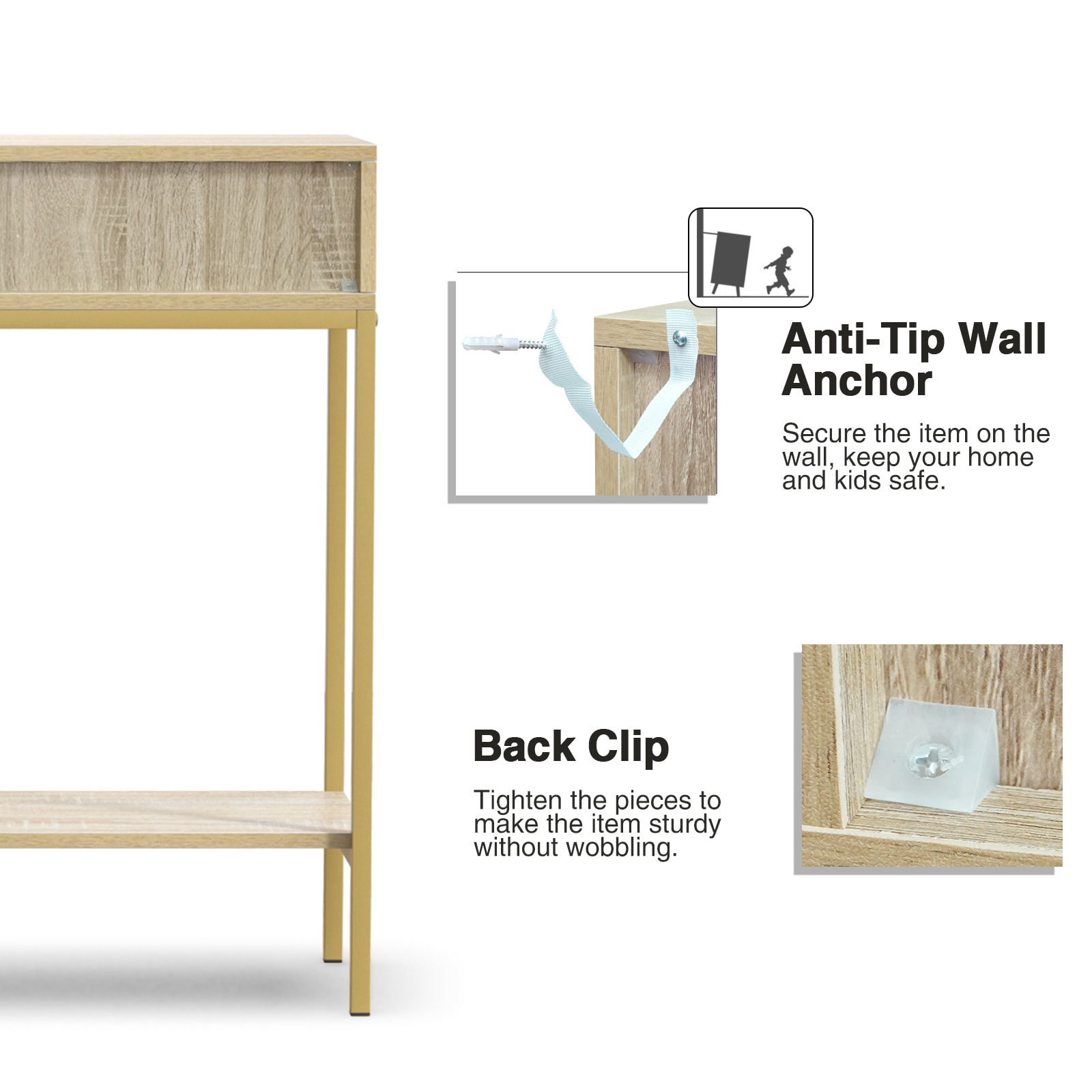 Delarpo H0117 Console-Sofa-Tables - View #8
