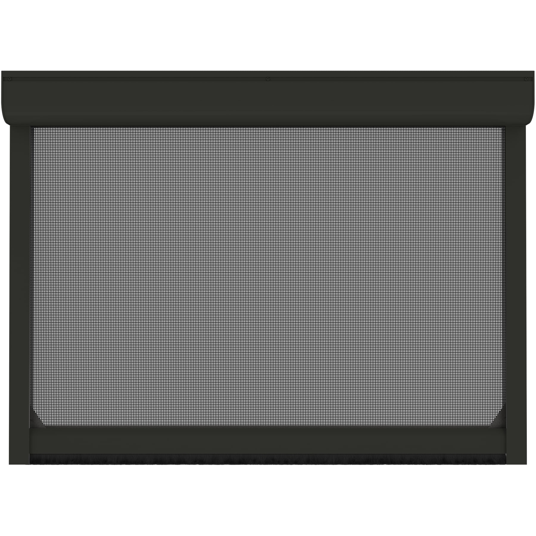 LARSON LM6049 9.42-Feet x 8-Feet Bronze Motorized Single garage door screen