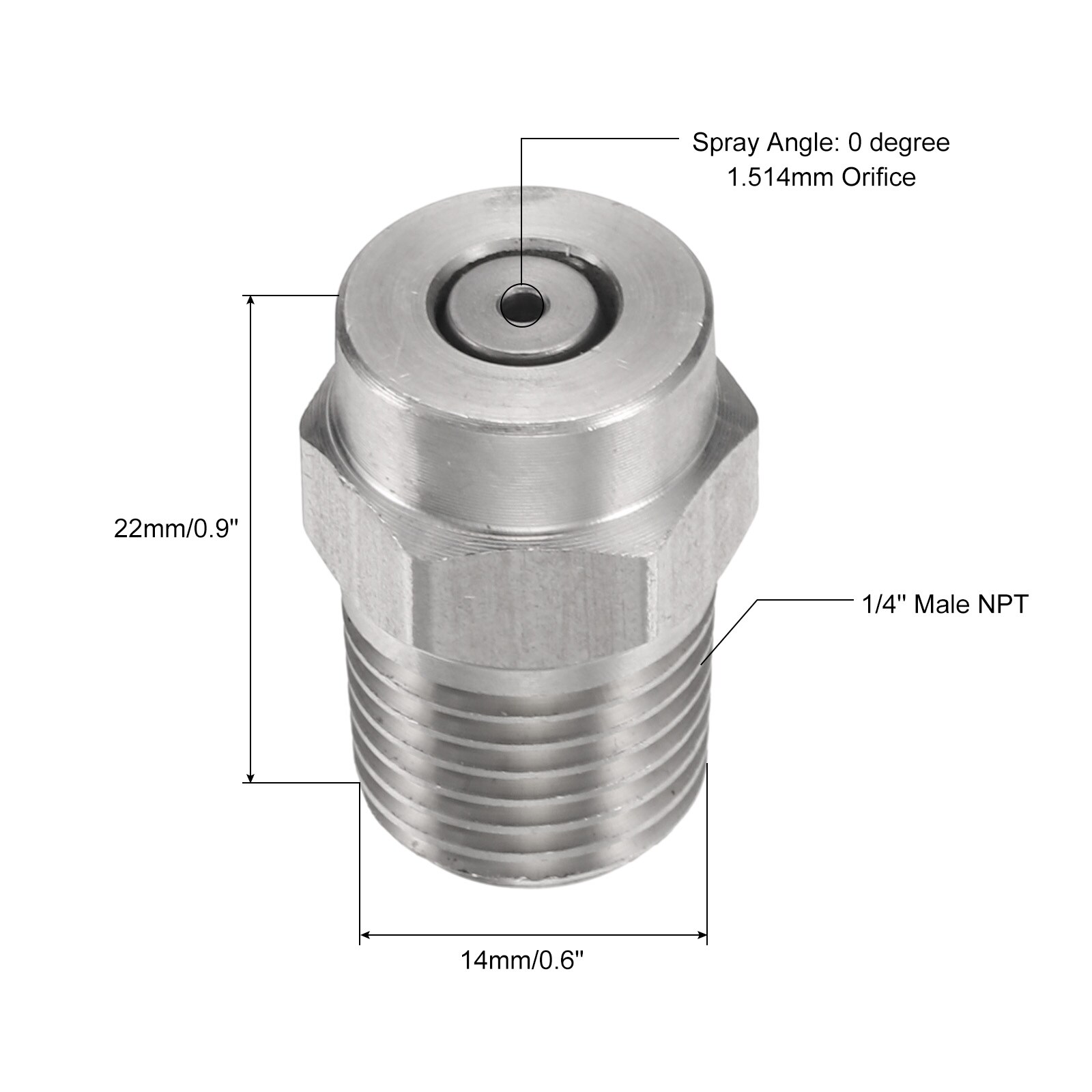 Unique Bargains S26020300UX1728 Pw-Nozzles-And-Swivels - View #2