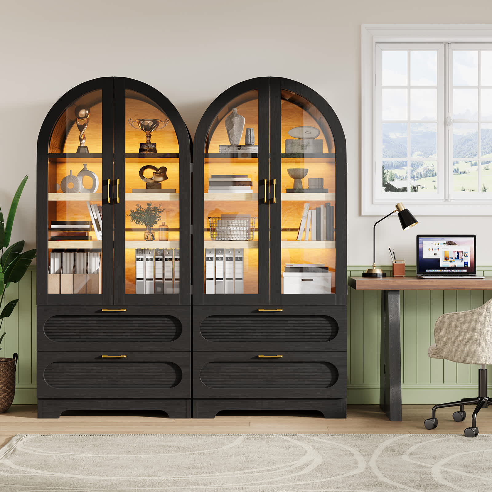 Bestier LOW-K601079A-BLKG Dining-Kitchen-Storarge - View #2