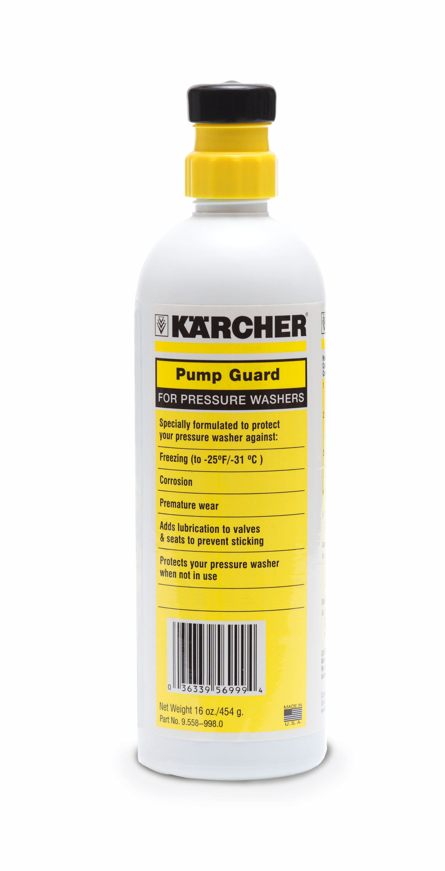 Karcher Pump Guard - Protects Pressure Washer from Corrosion & Freezing | Adds Lubrication to Valves & Seals | Pump Saver Solution -25º F -  9.558-998.0