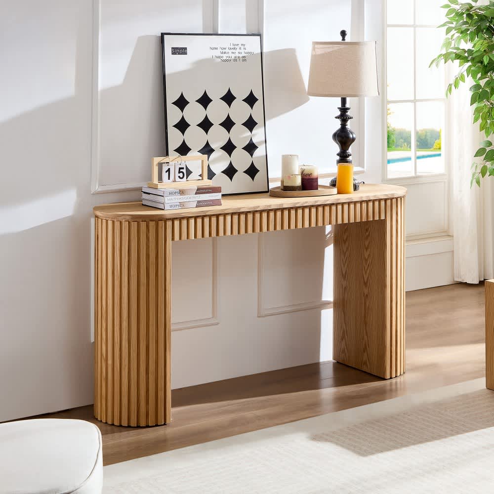 Coolbibila ADAM-CONSOLE-NATURAL Console-Sofa-Tables - View #2