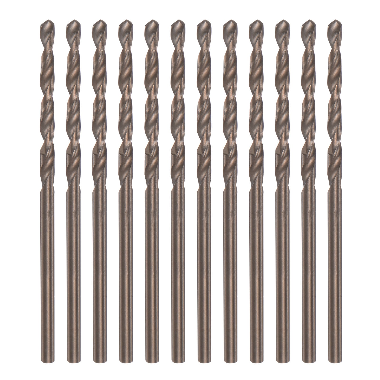 Unique Bargains 12pcs Cobalt Drill Bits 1.8mm M35 High Speed Steel Metric Twist Drill Bit Straight Shank Jobber Drill Bits for Hard Metal Stainless Steel Copper Aluminum Cast Iron Plastic #S26030300UX2131