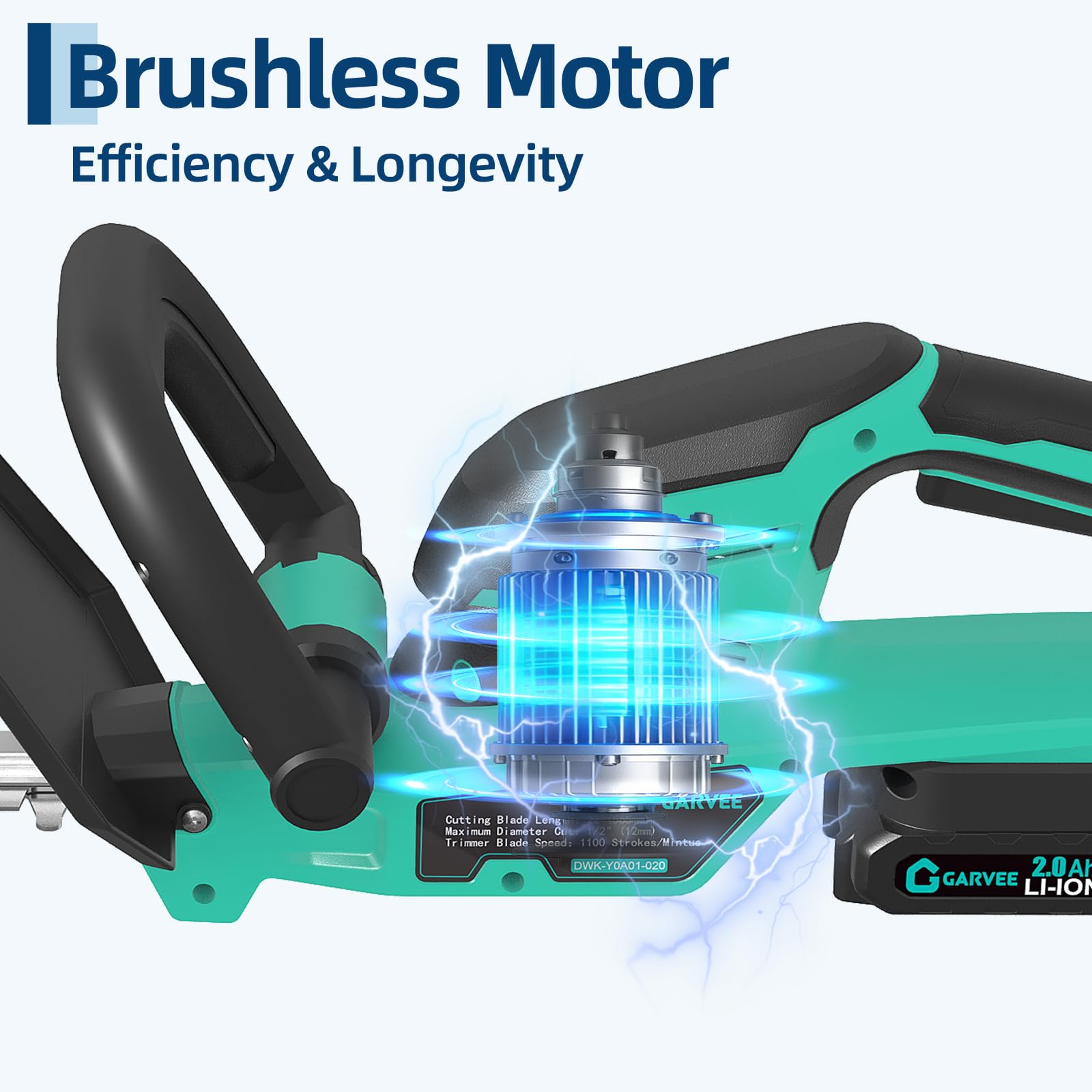 Garvee PHO-0XEUVG7G Cordless-Hedge-Trimmers - View #5