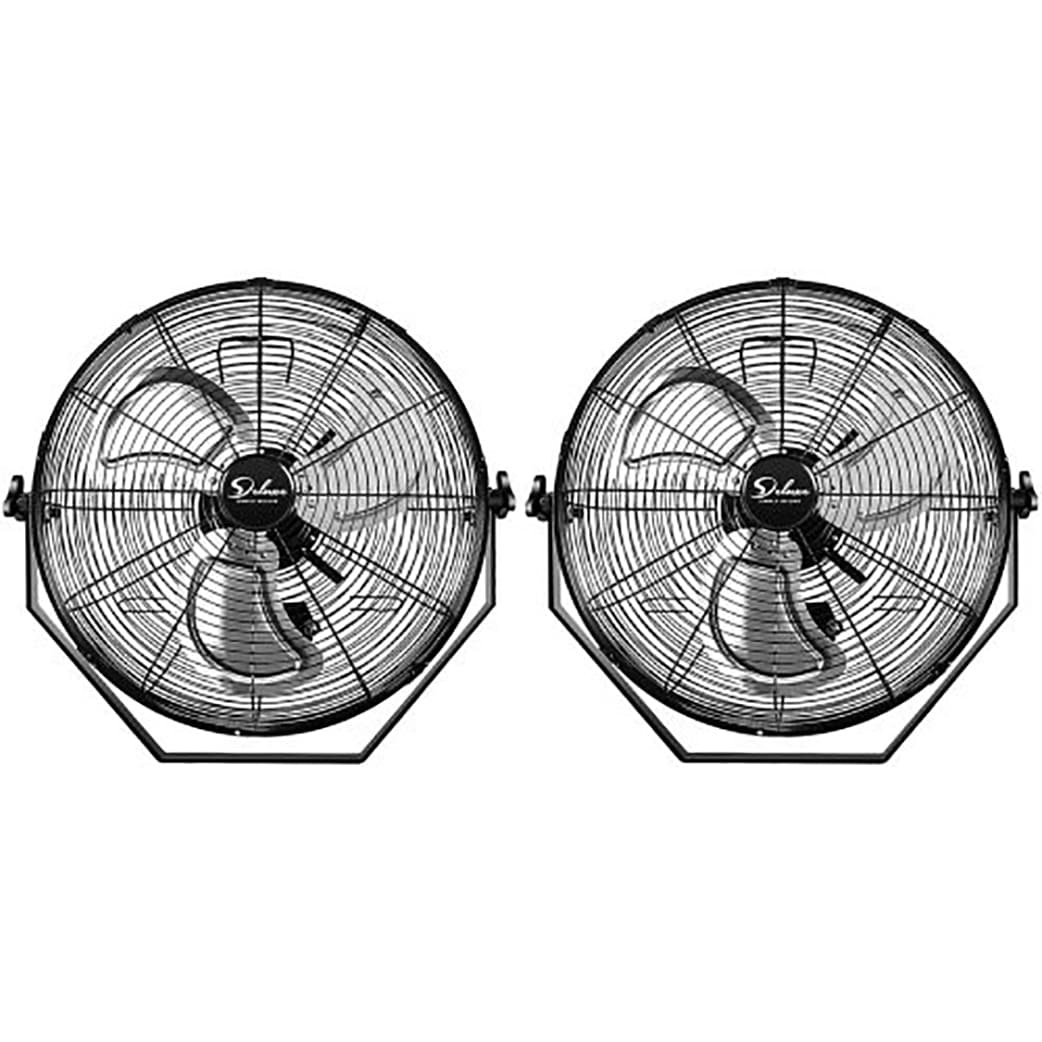 GZMR 20-in 3-Speed Indoor or Outdoor Black Oscillating Industrial Fan in  the Portable Fans department at
