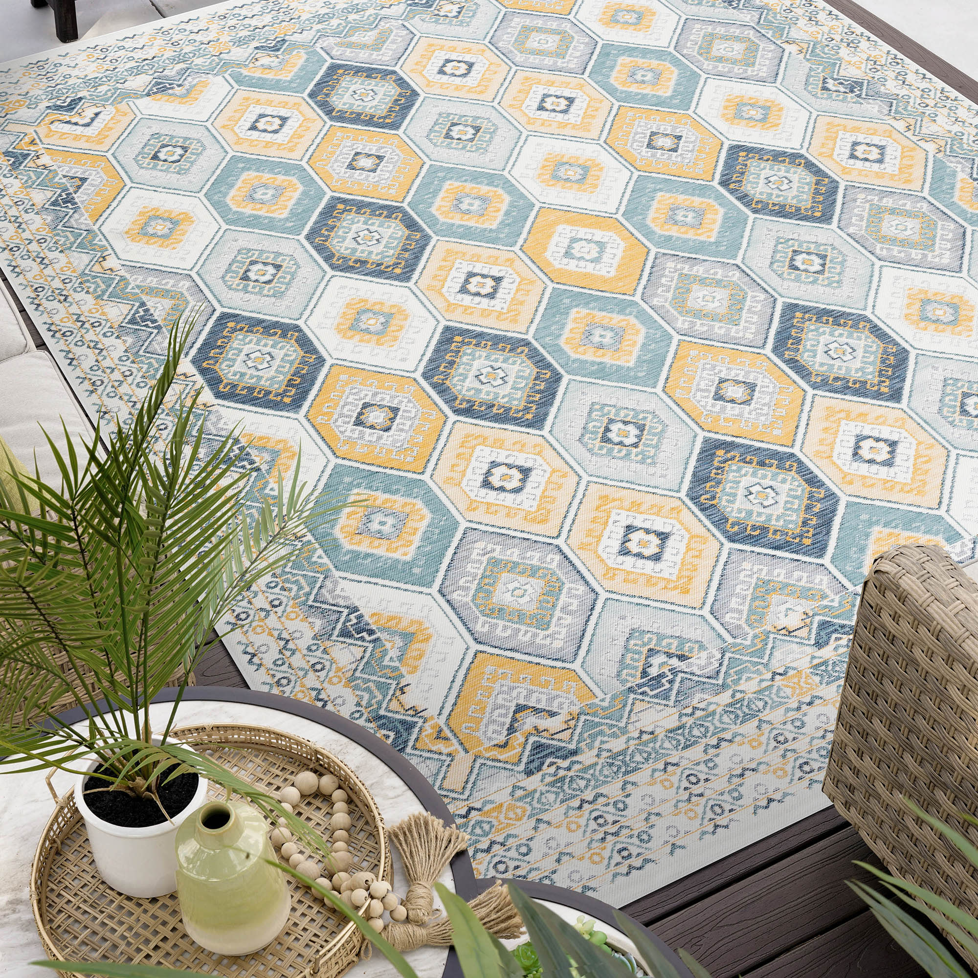 Tayse FLO1007 8X10 rugs - View #9