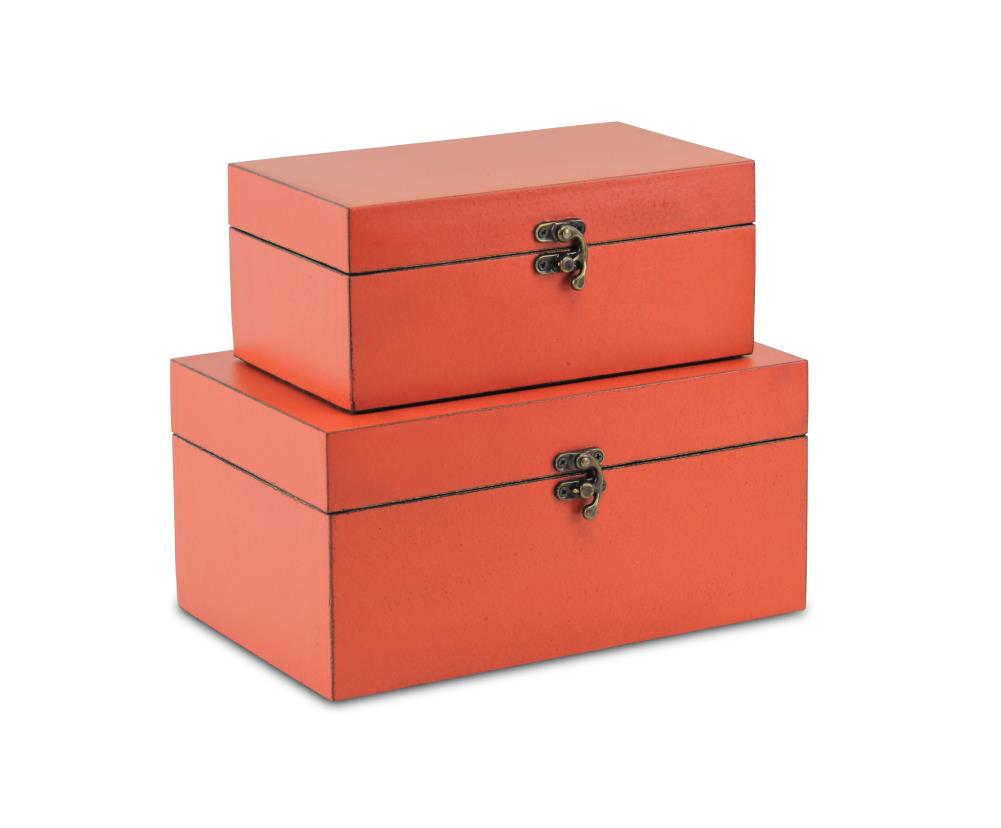 Cheung's FP-3415-2P Pink Wood Decorative Box