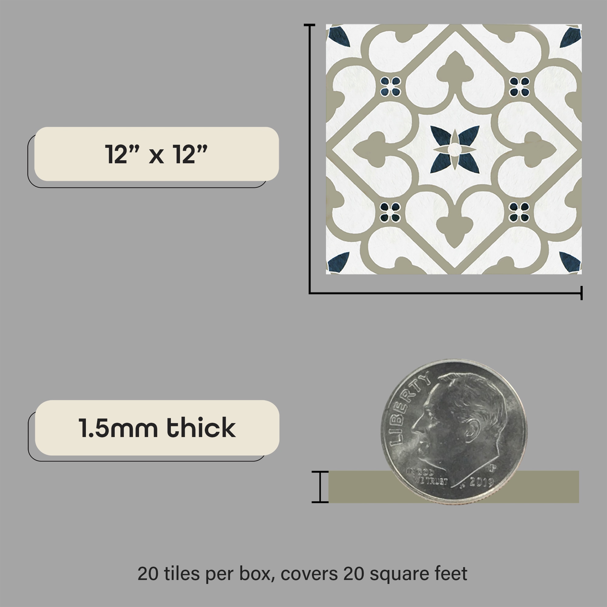 Achim RTFTV61320 Vinyl-Tiles - View #9