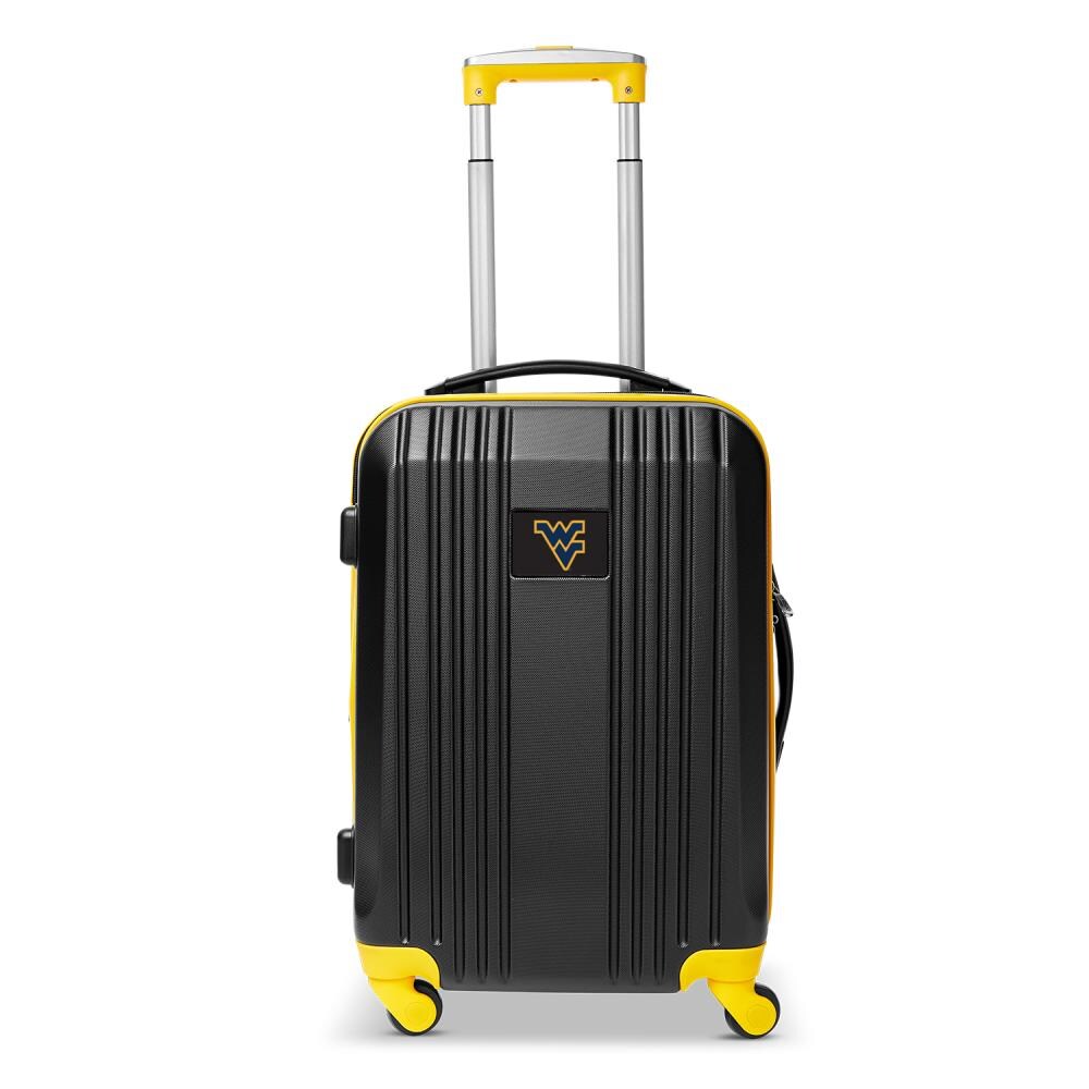Mojo Licensing CLWVL208_YELLOW NCAA West Virginia Mountaineers 23.25 x 15.5 x 9.75 Black Polycarbonate Hardshell Carry-on Bag (1-Bag)