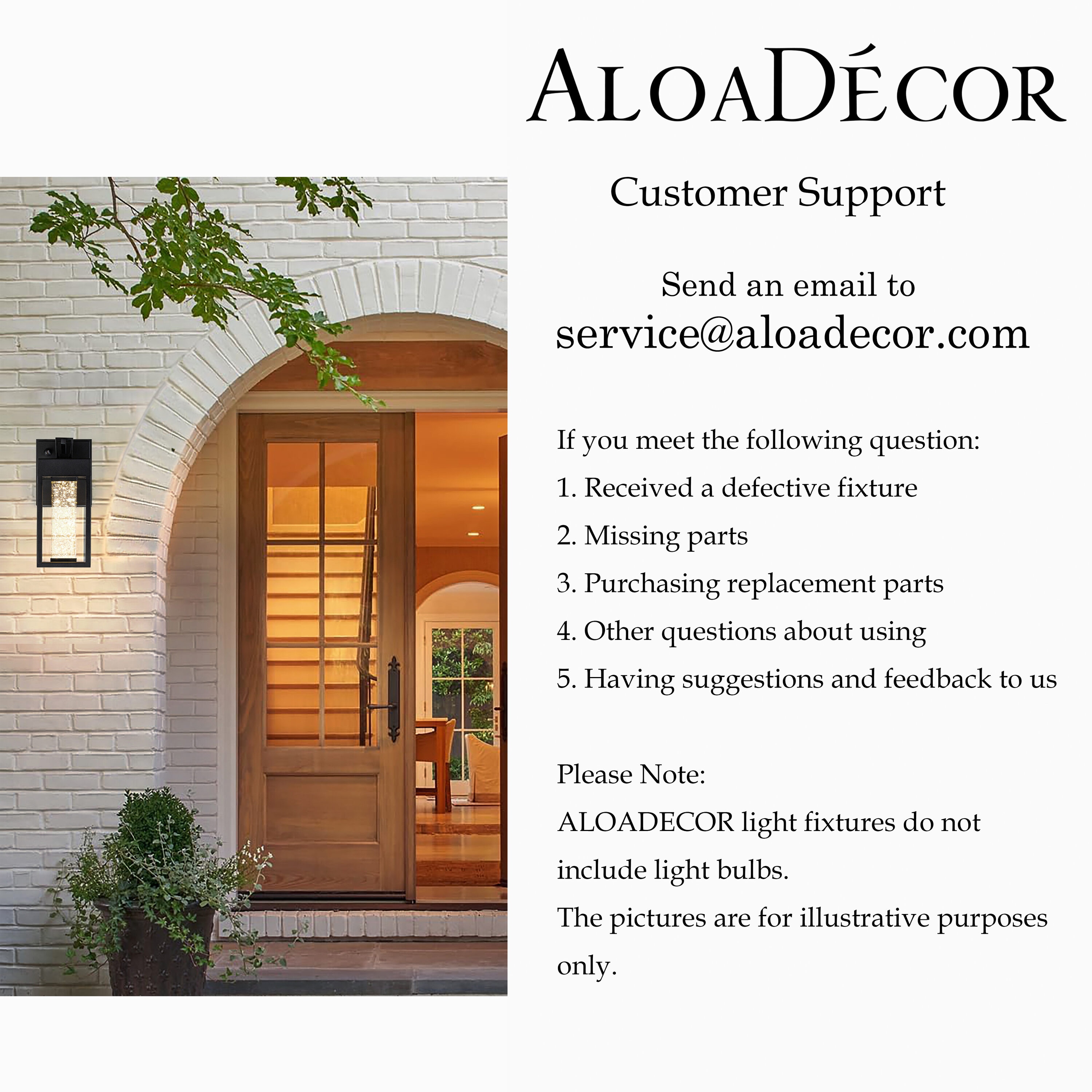 AloaDecor Lighting L7138W08A Outdoor-Wall-Lighting - View #6