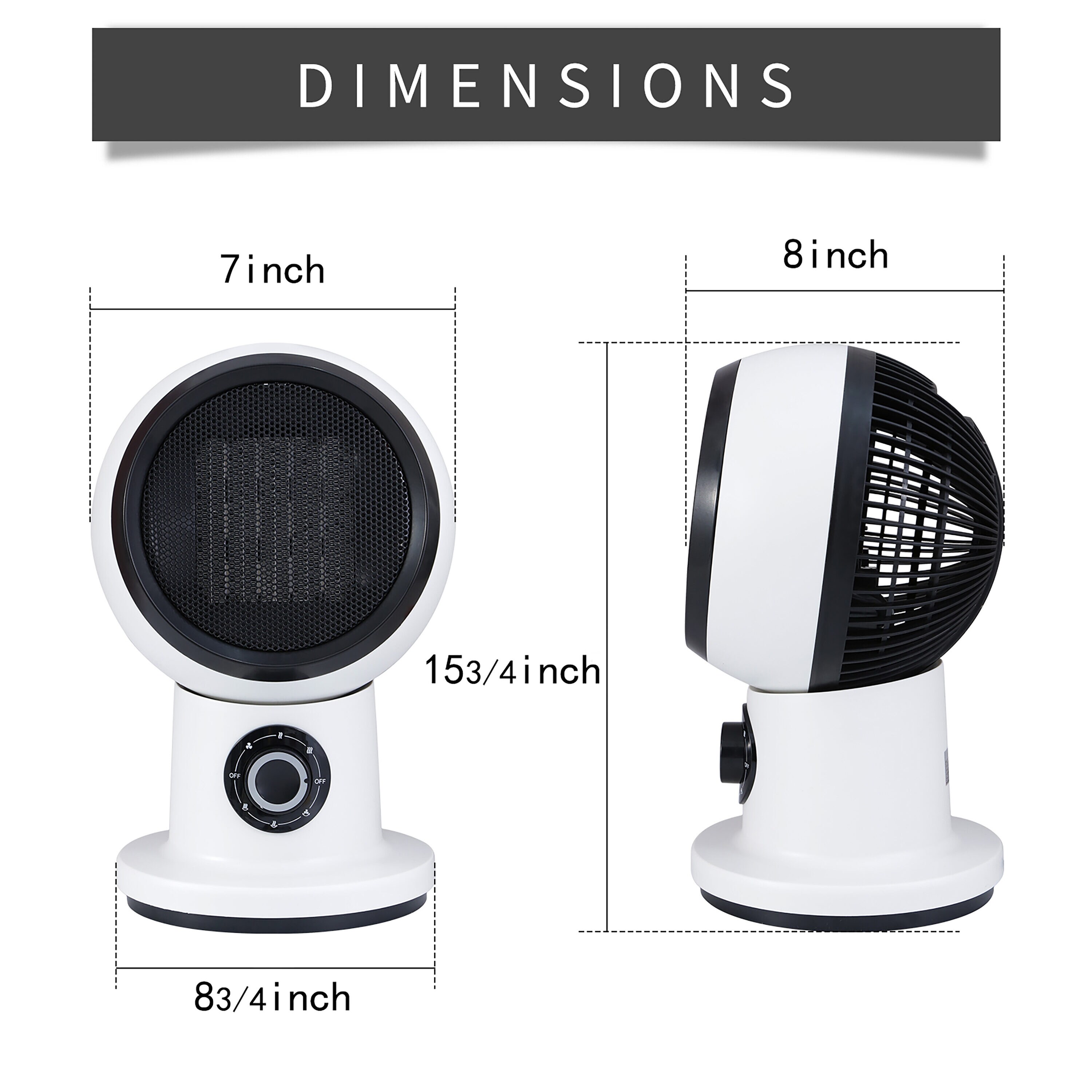 Kahomvis DHS-QPW1-3305 Portable-Electric-Heat - View #2