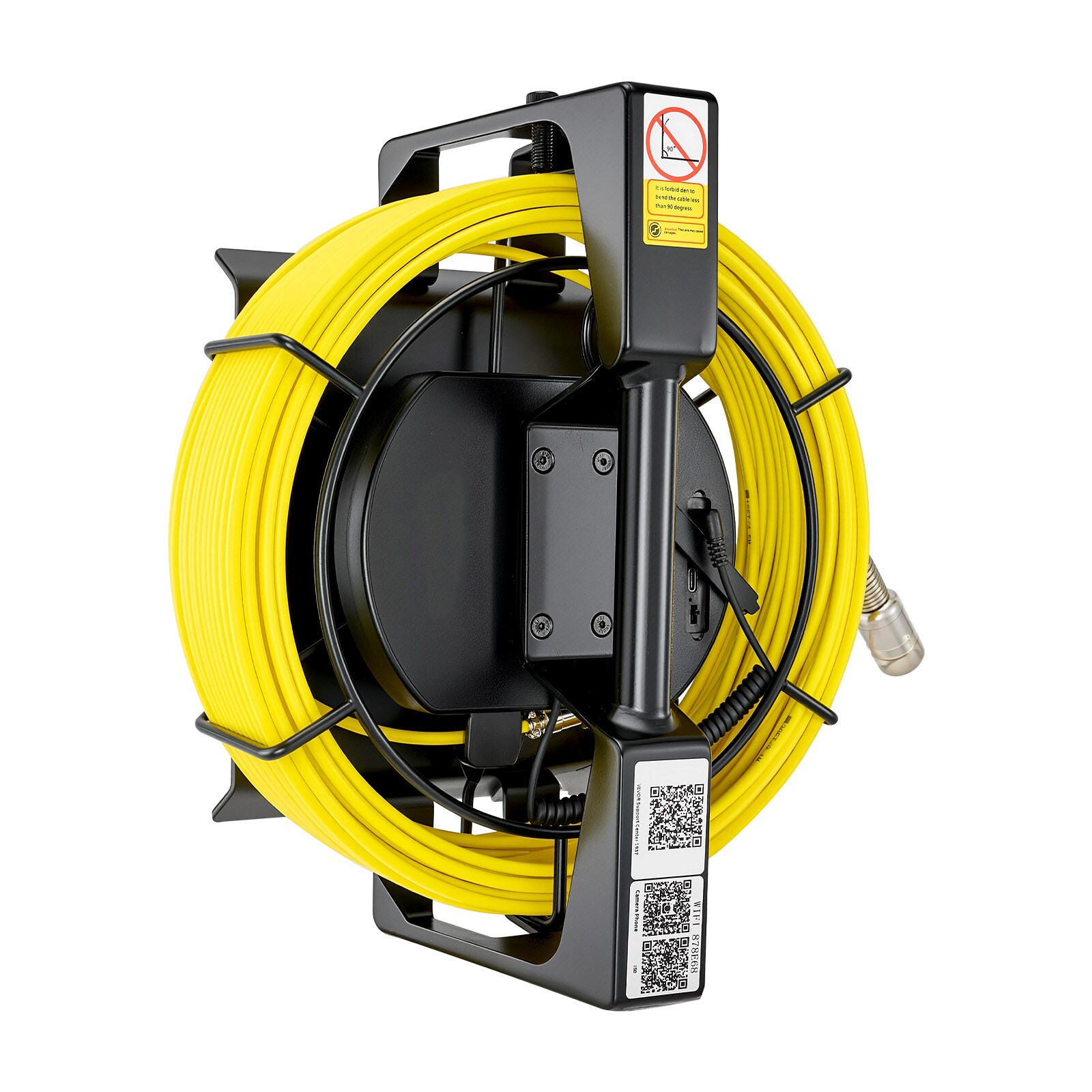 VEVOR Sewer Camera with WiFi 164ft/50m Drain Pipeline Camera IP68 Snake ...