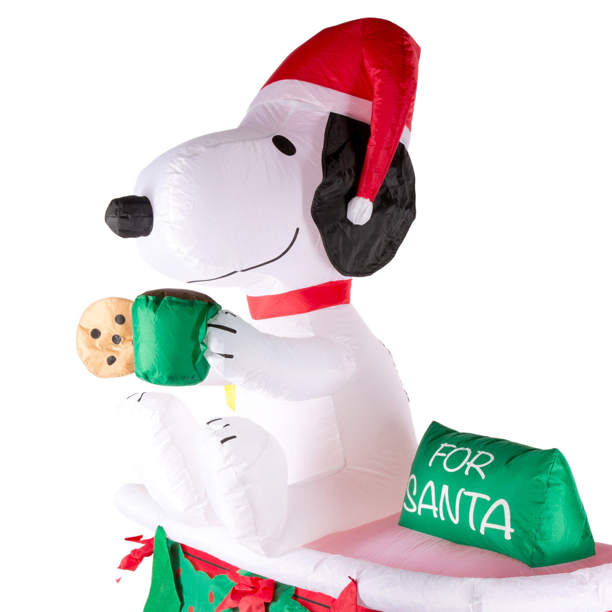 Gemmy 6.98-ft Lighted Snoopy Christmas Inflatable in the Christmas ...