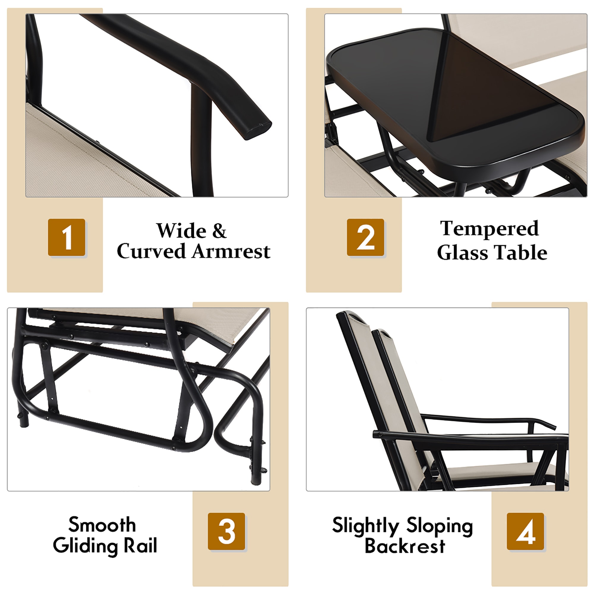 Costway LWS00852 Patio-Chairs - View #3