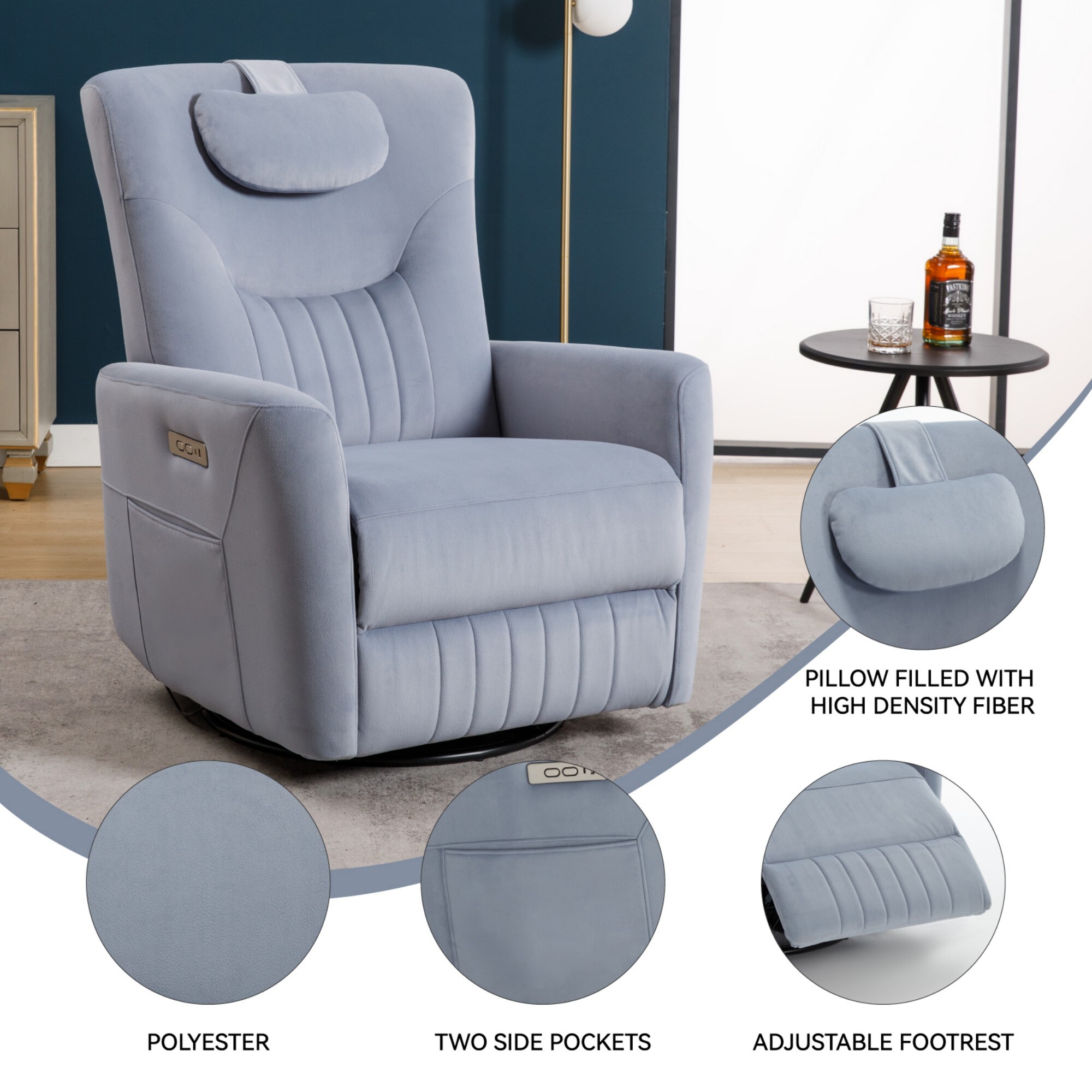 Boyel Living BL-CM808BL recliners - View #8