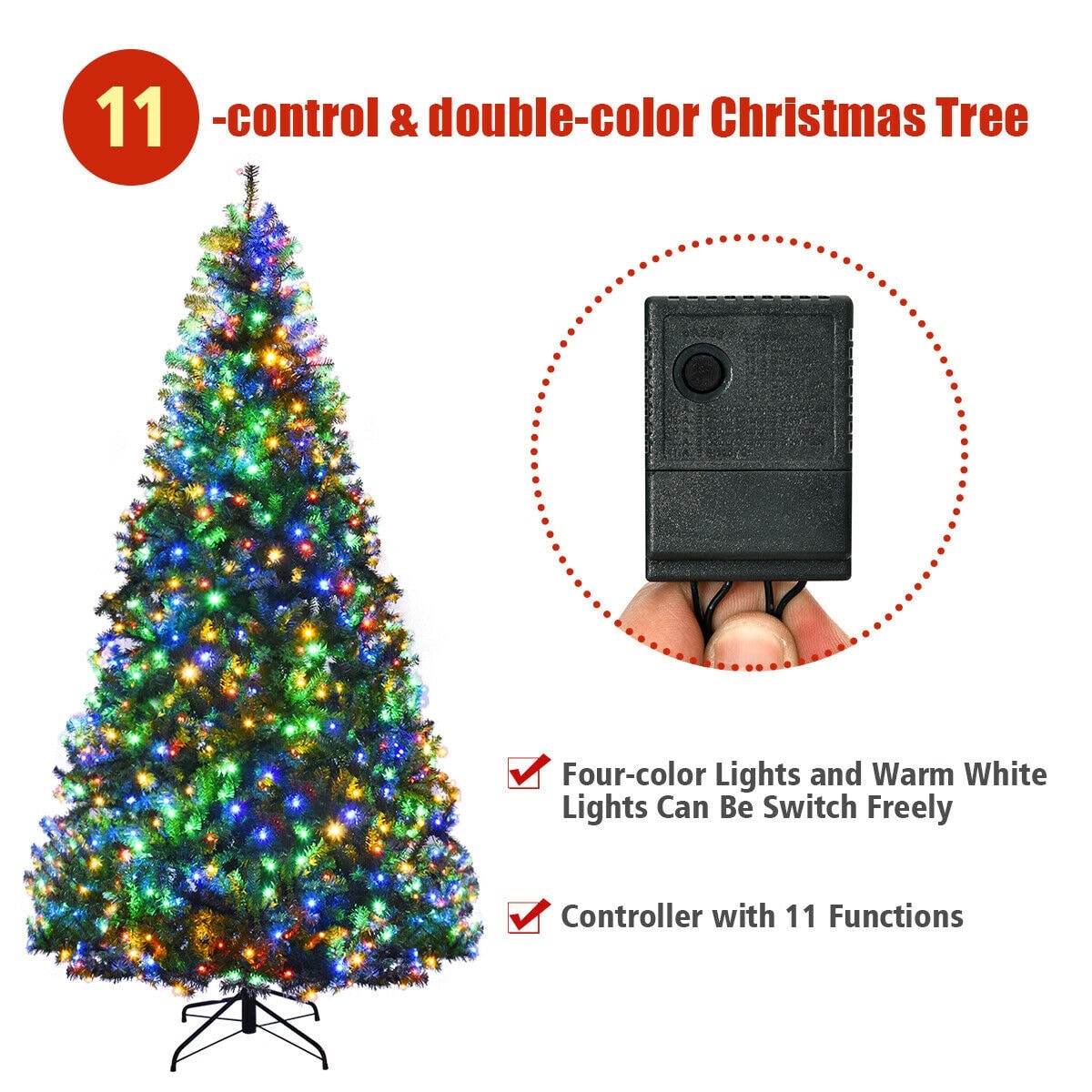 Forclover ALHY-682CM Artificial-Christmas-Trees - View #5