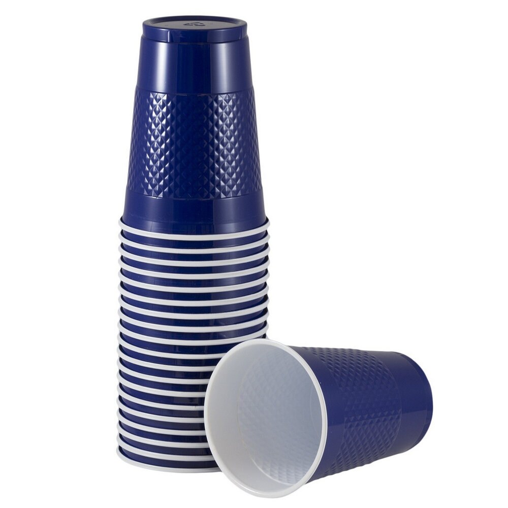 JAM Paper 20-Count 16-oz Blue Plastic Disposable Cups in the Disposable Cups  department at