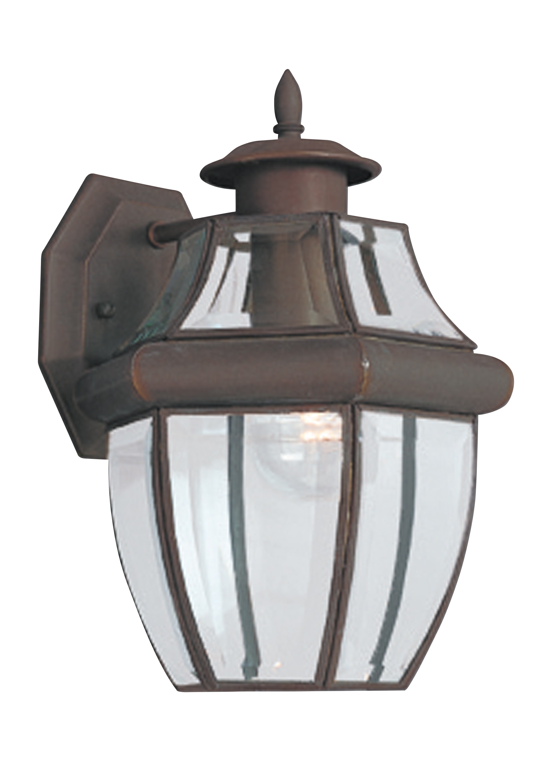 Generation Lighting 8038-71 Lancaster 1 -Light 12-in H Antique Bronze Hardwired Outdoor Wall Light