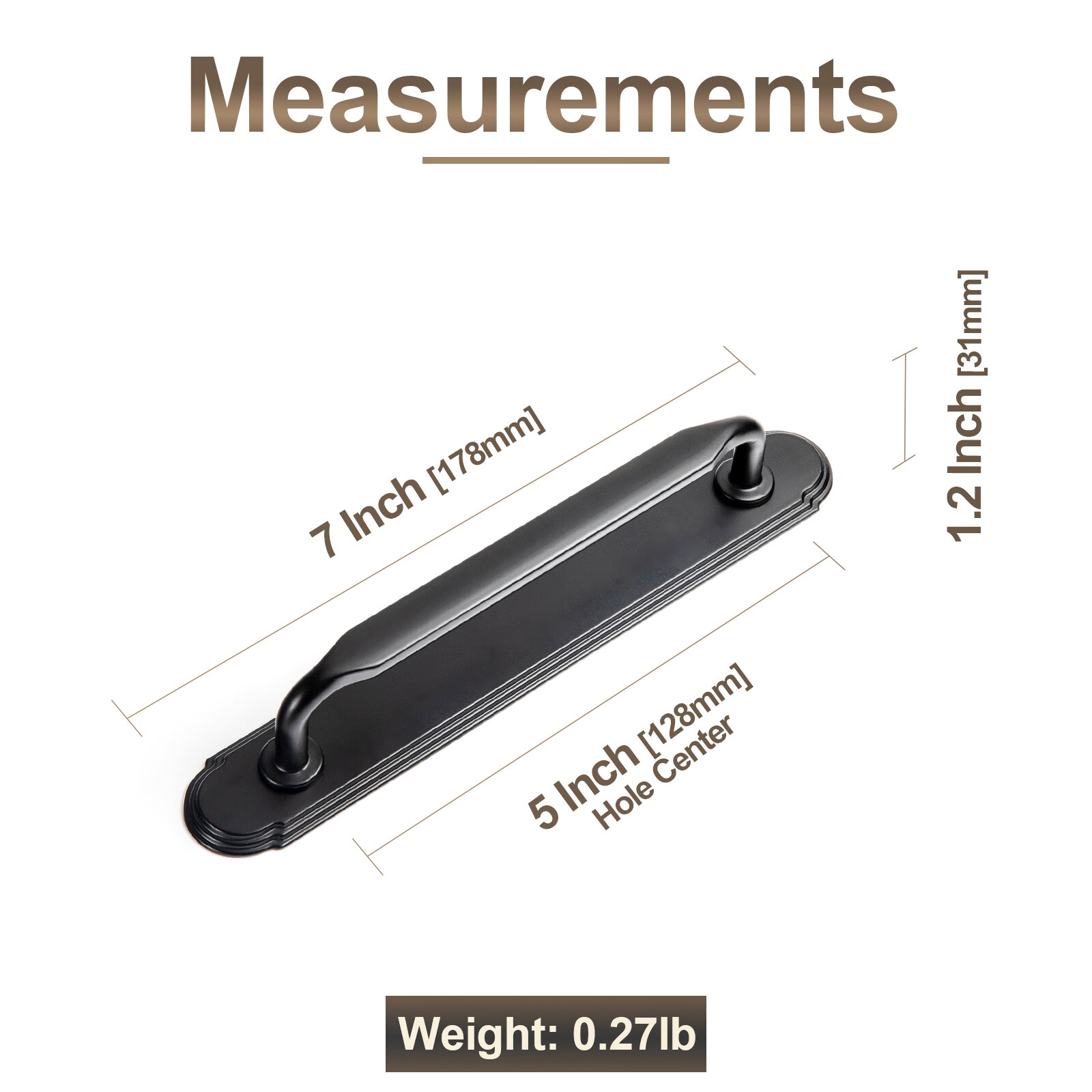 Miaokesen 101B-G014-128-2 Cabinet-Pulls - View #2