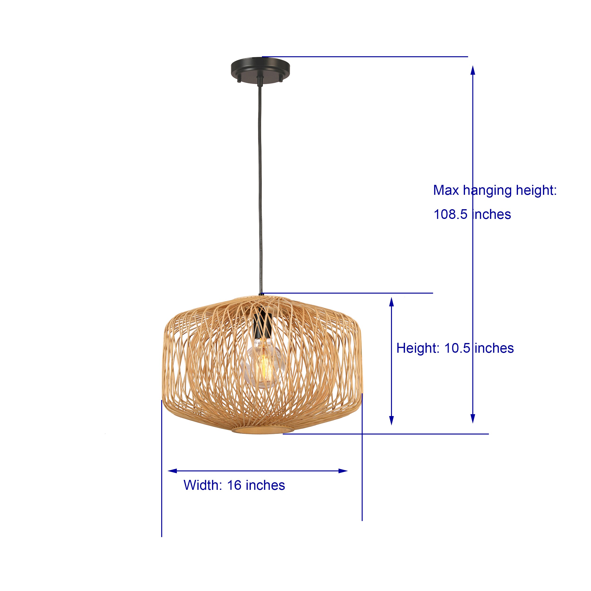 allen + roth KHM4991A-2 Pendant-Lights - View #4