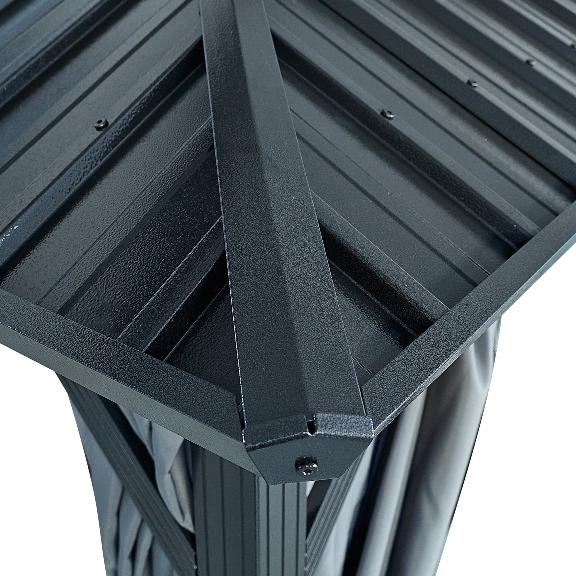 SINOFURN SYE350008GY Wood-Resin-Gazebos - View #10